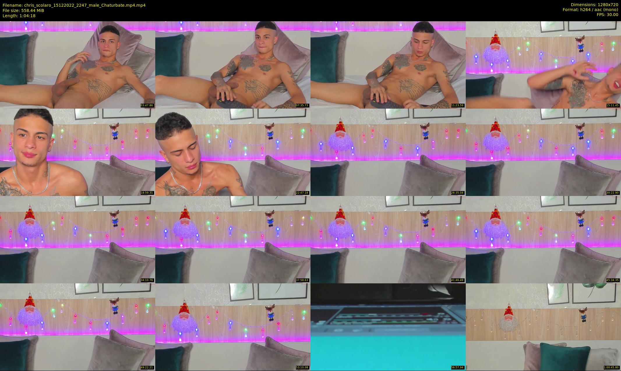 chris_scolaro — 65 minute Chaturbate male cam show recording, 720p, Dec 15, 2022