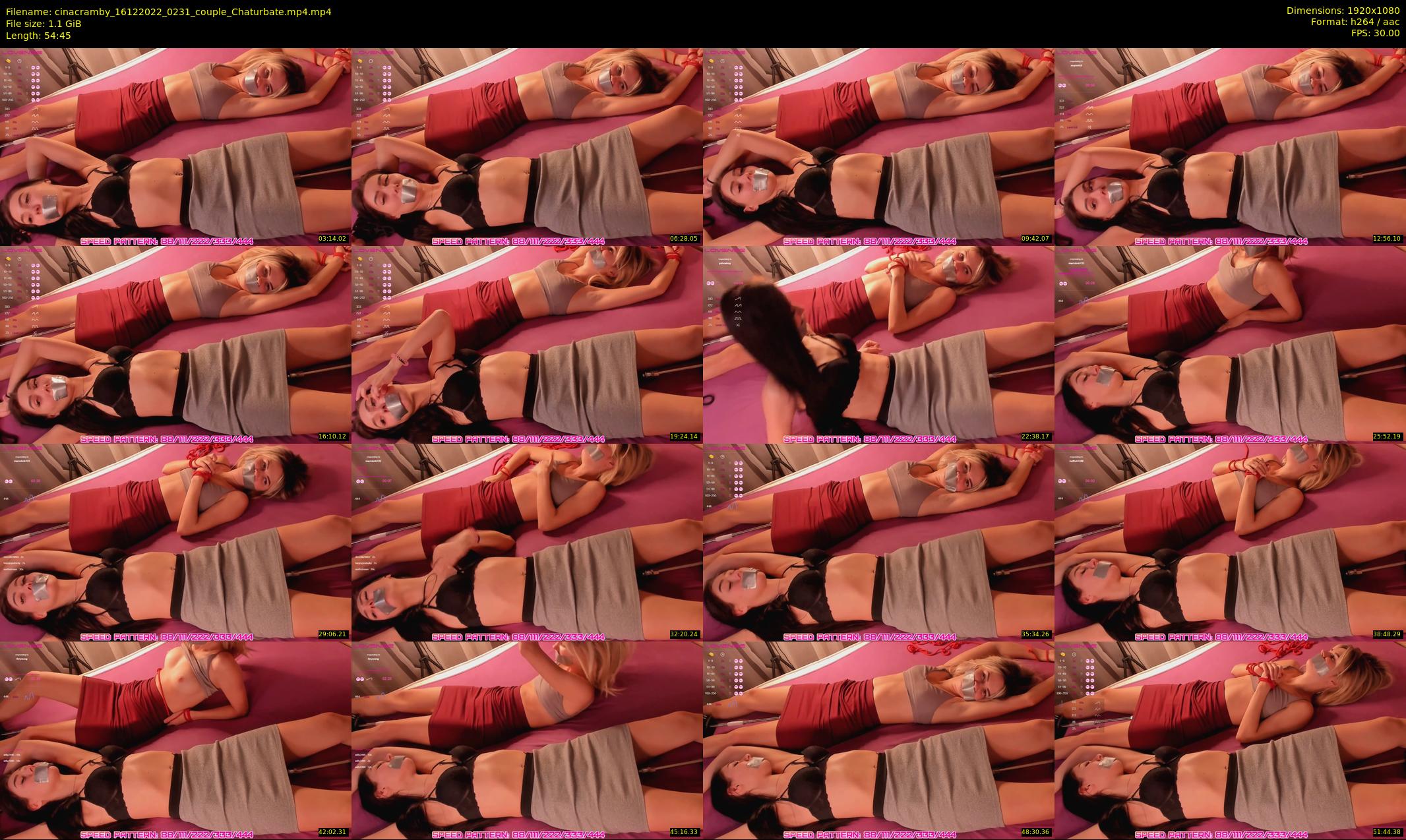 cinacramby — 55 minute Chaturbate female cam show recording, 1080p, Dec 16, 2022