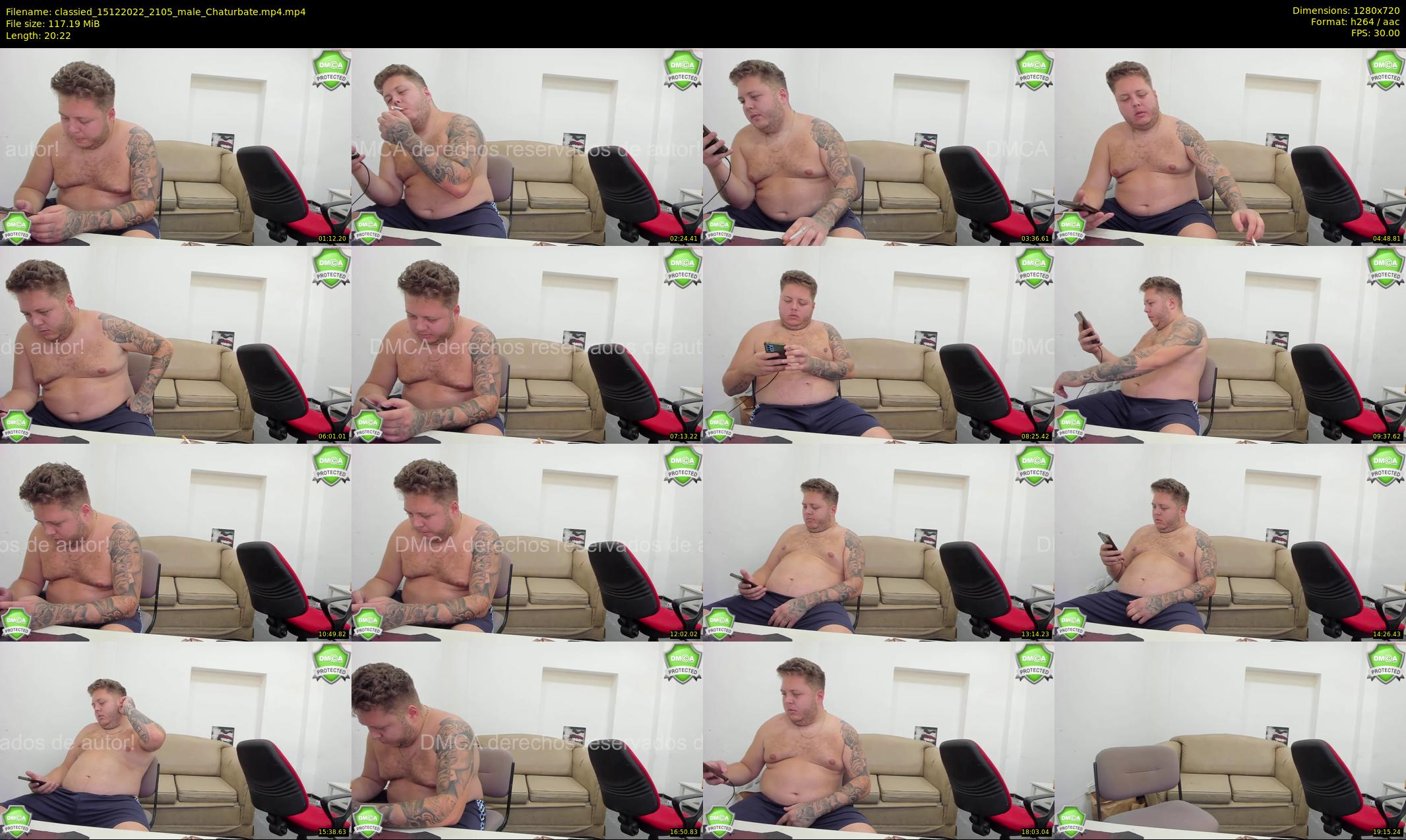 classied — 21 minute Chaturbate male cam show recording, 720p, Dec 15, 2022