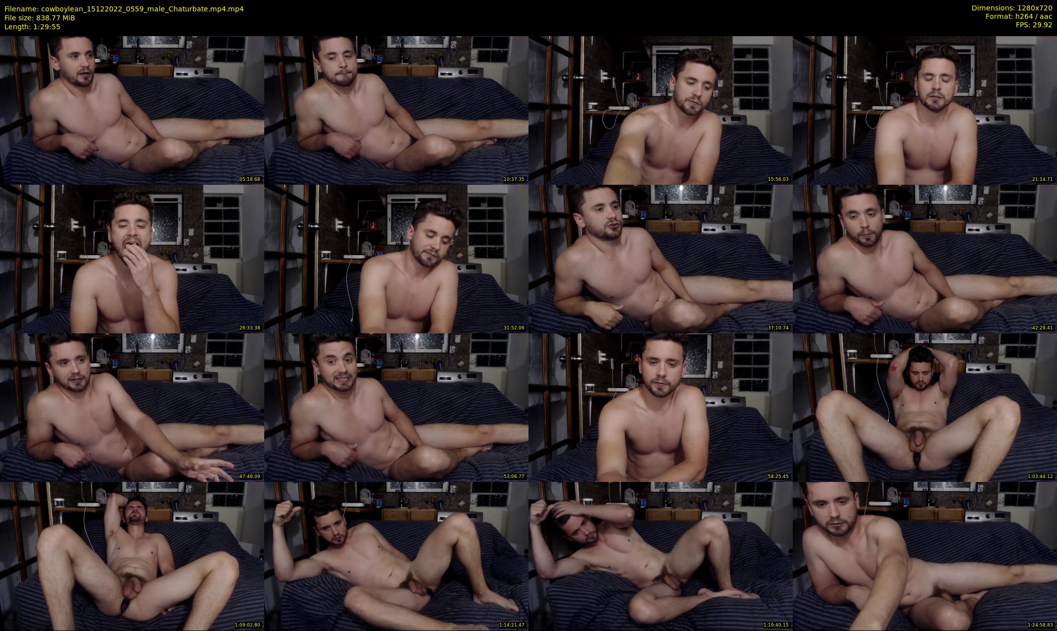cowboylean — 90 minute Chaturbate male cam show recording, 720p, Dec 15, 2022