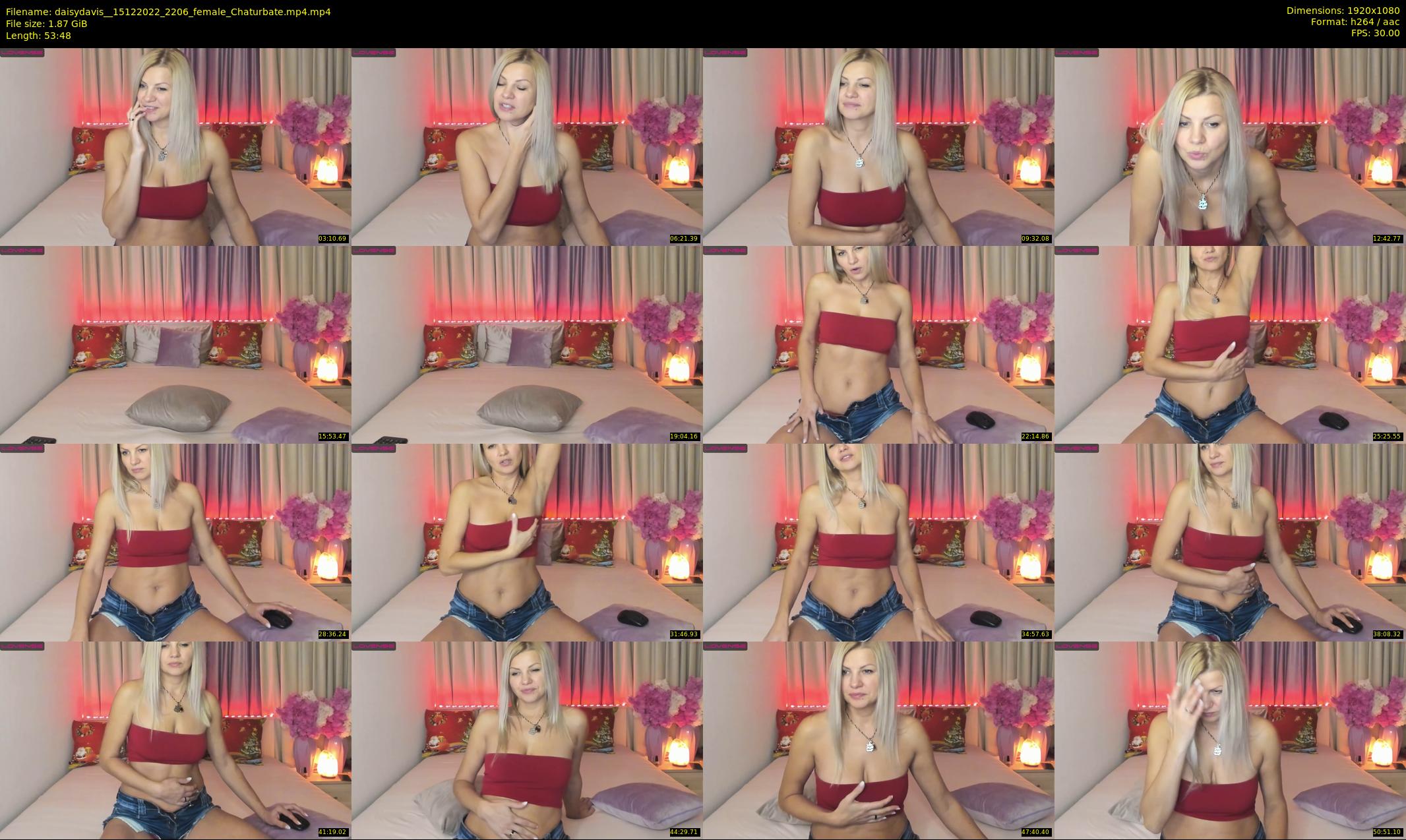 daisydavis_ — 54 minute Chaturbate female cam show recording, 1080p, Dec 15, 2022