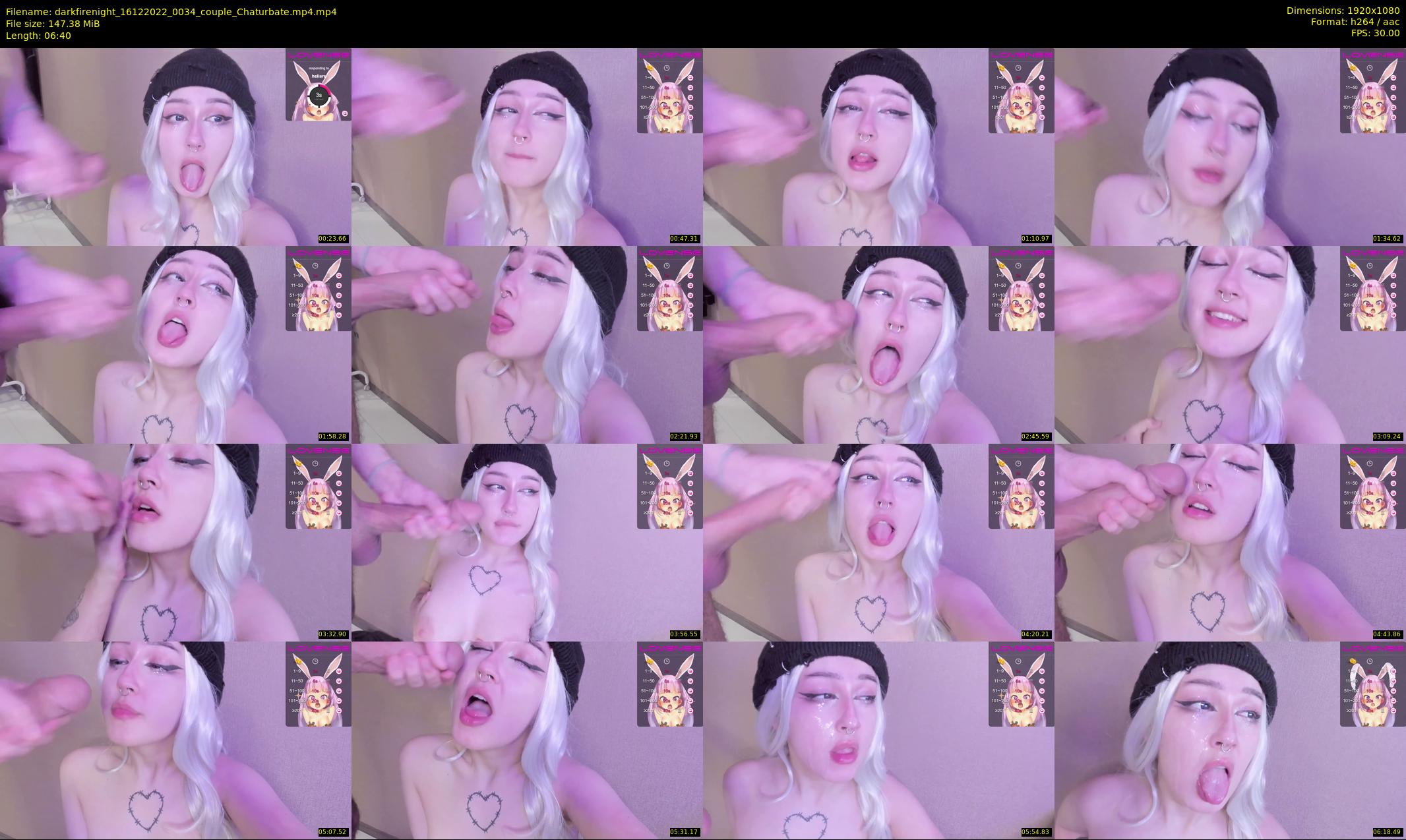 darkfirenight — 7 minute Chaturbate couple cam show recording, 1080p, Dec 16, 2022