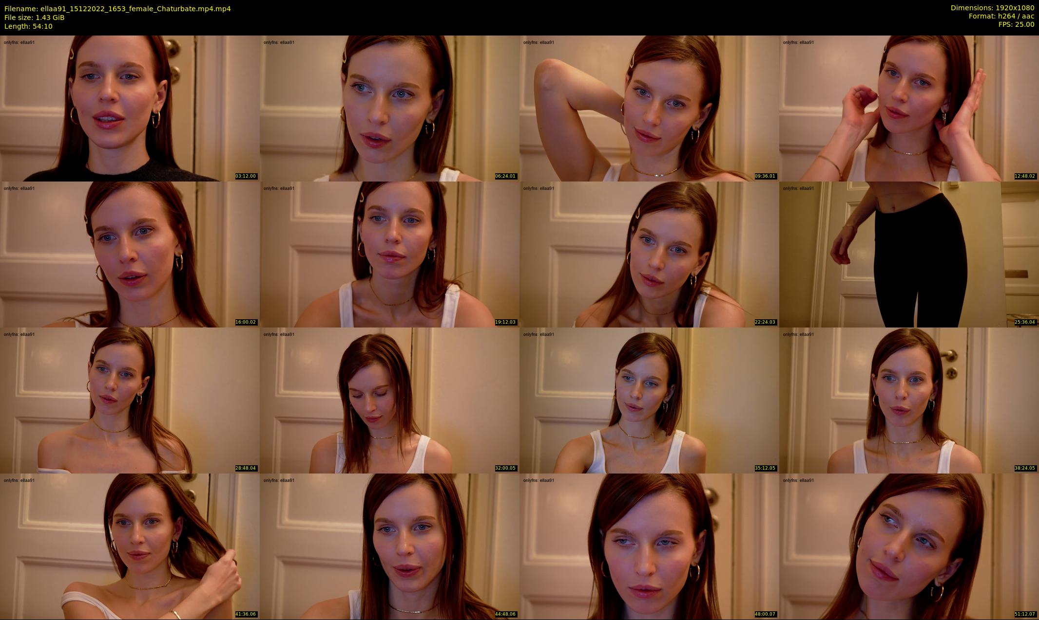 ellaa91 — 55 minute Chaturbate female cam show recording, 1080p, Dec 15, 2022