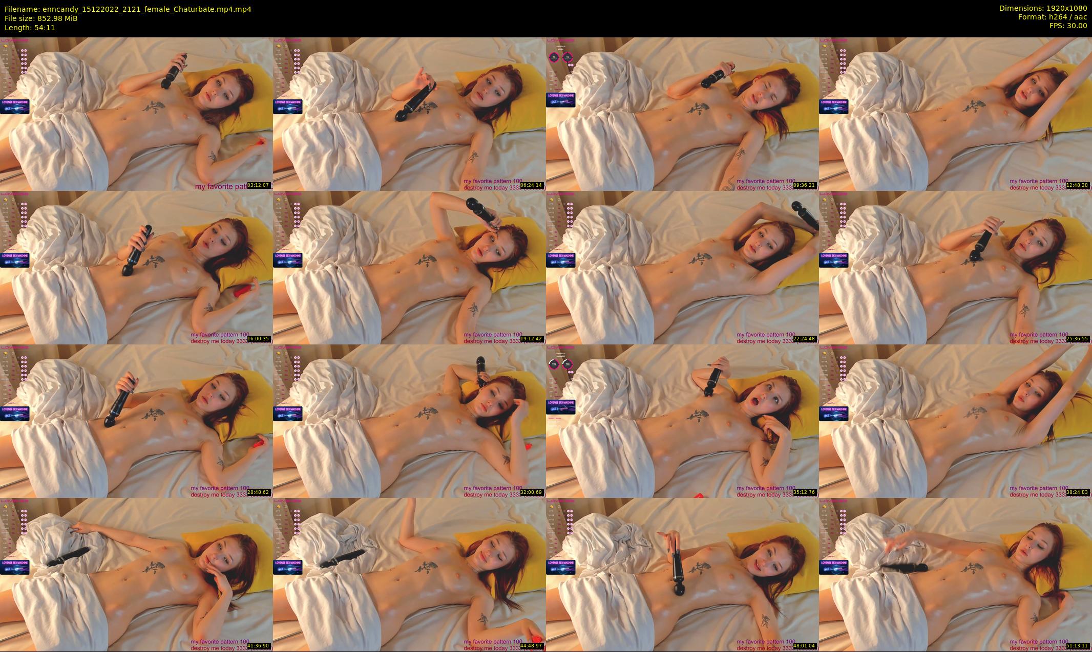 enncandy — 55 minute Chaturbate female cam show recording, 1080p, Dec 15, 2022