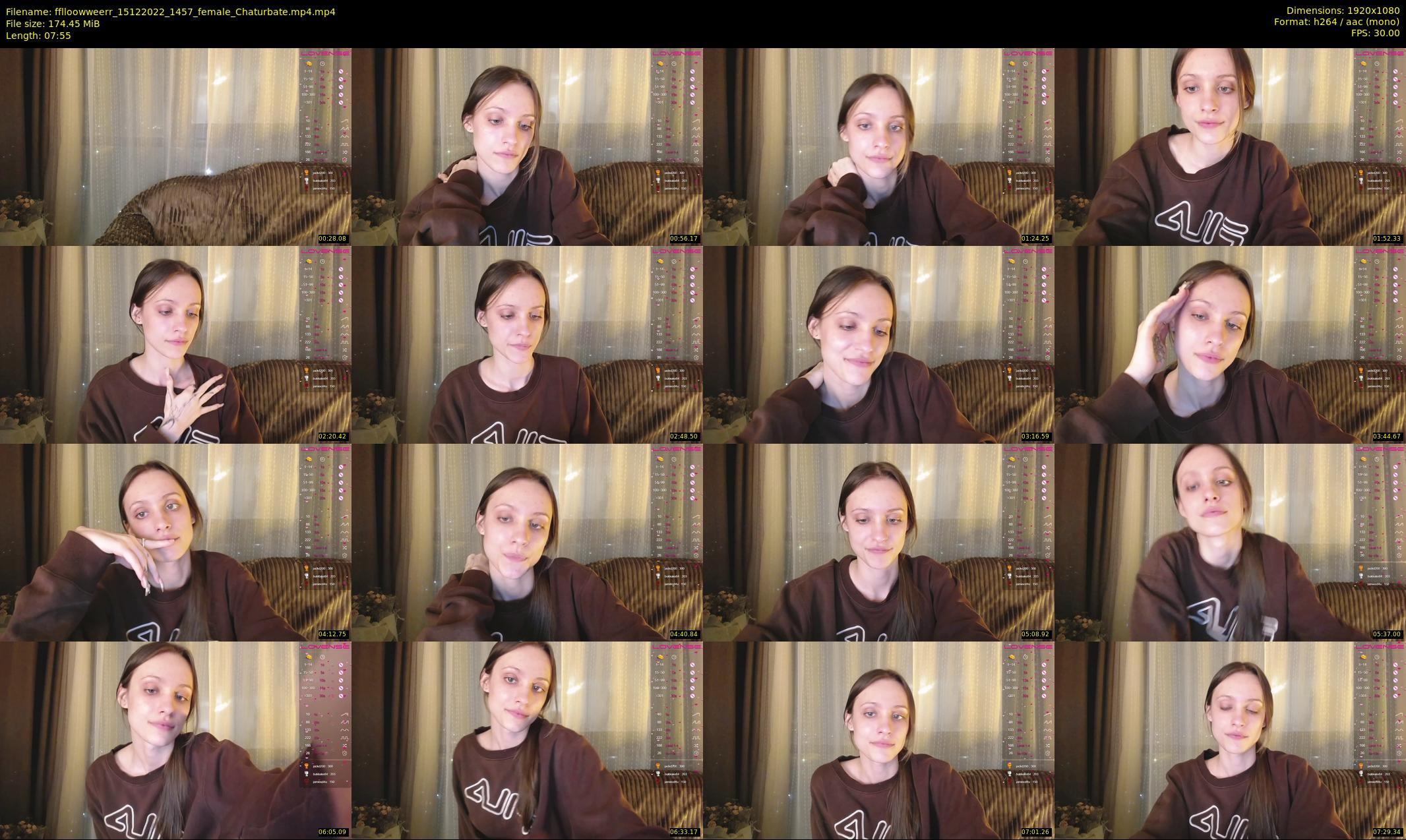 fflloowweerr — 8 minute Chaturbate couple cam show recording, 1080p, Dec 15, 2022