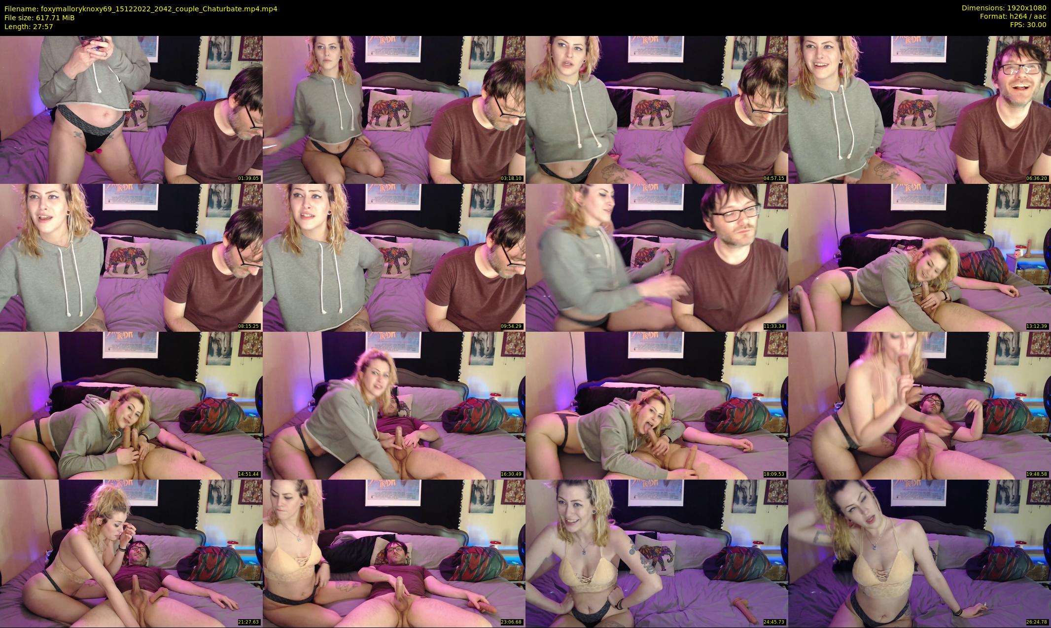 foxymalloryknoxy69 — 28 minute Chaturbate couple cam show recording, 1080p, Dec 15, 2022