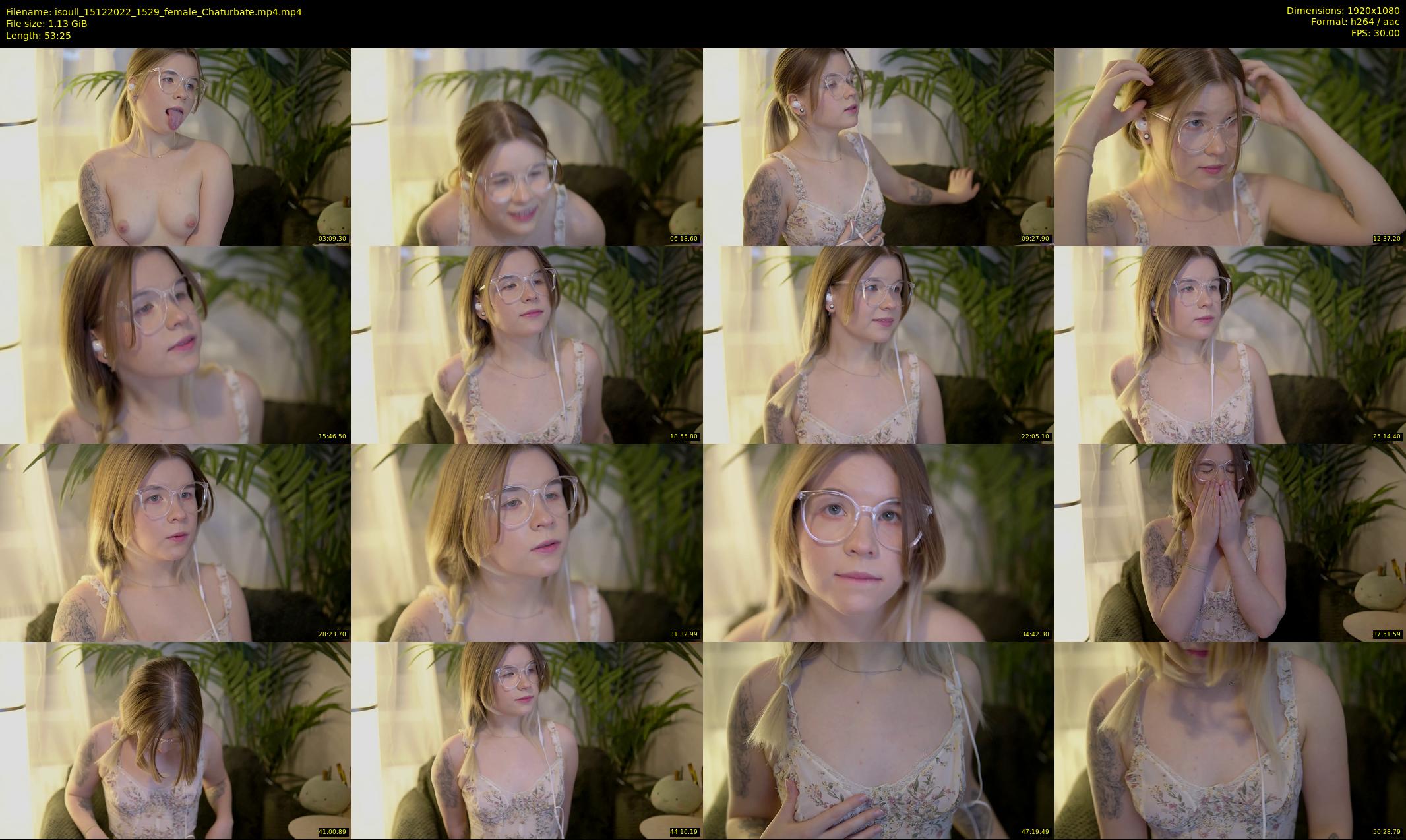 isoull — 54 minute Chaturbate female cam show recording, 1080p, Dec 15, 2022