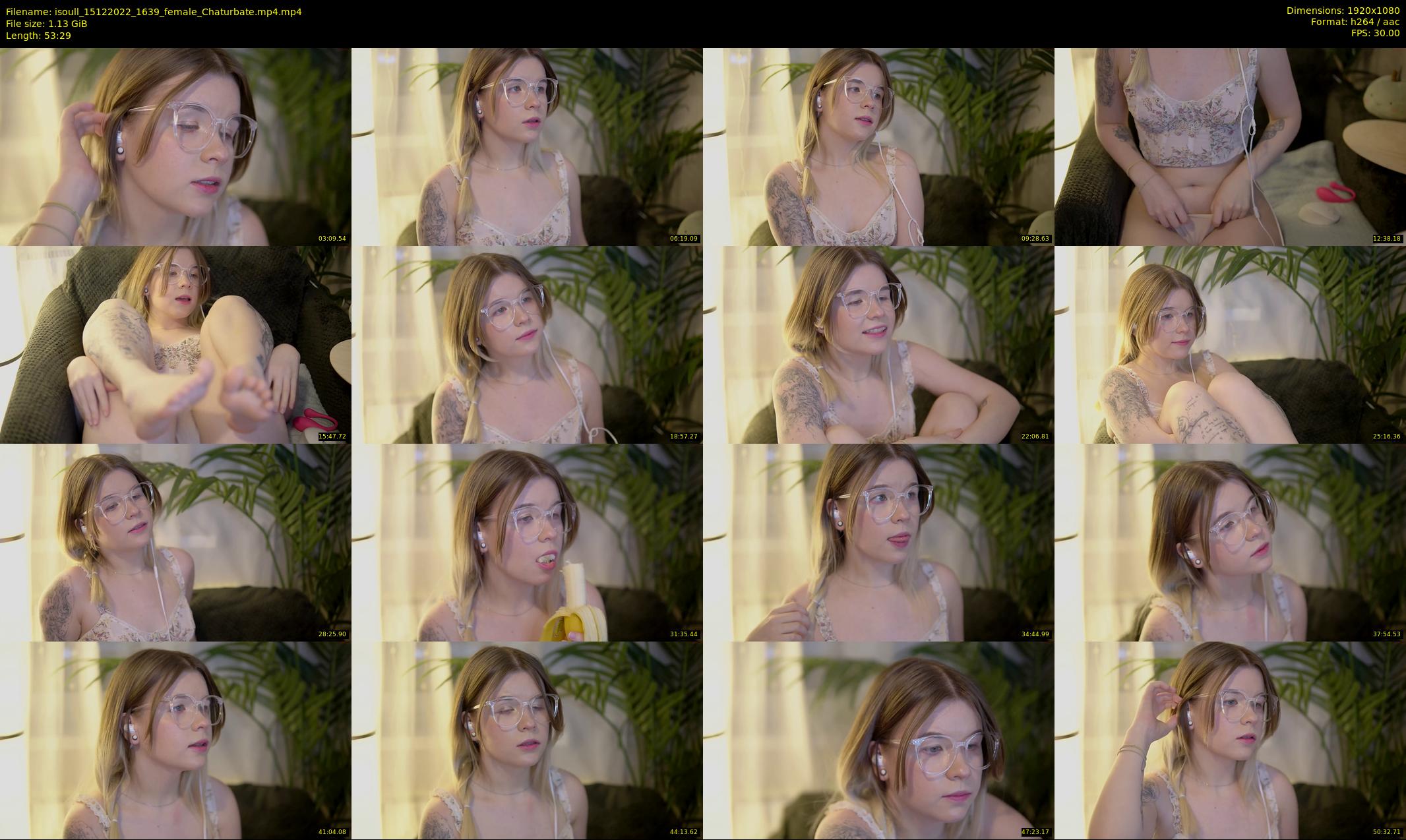 isoull — 54 minute Chaturbate female cam show recording, 1080p, Dec 15, 2022