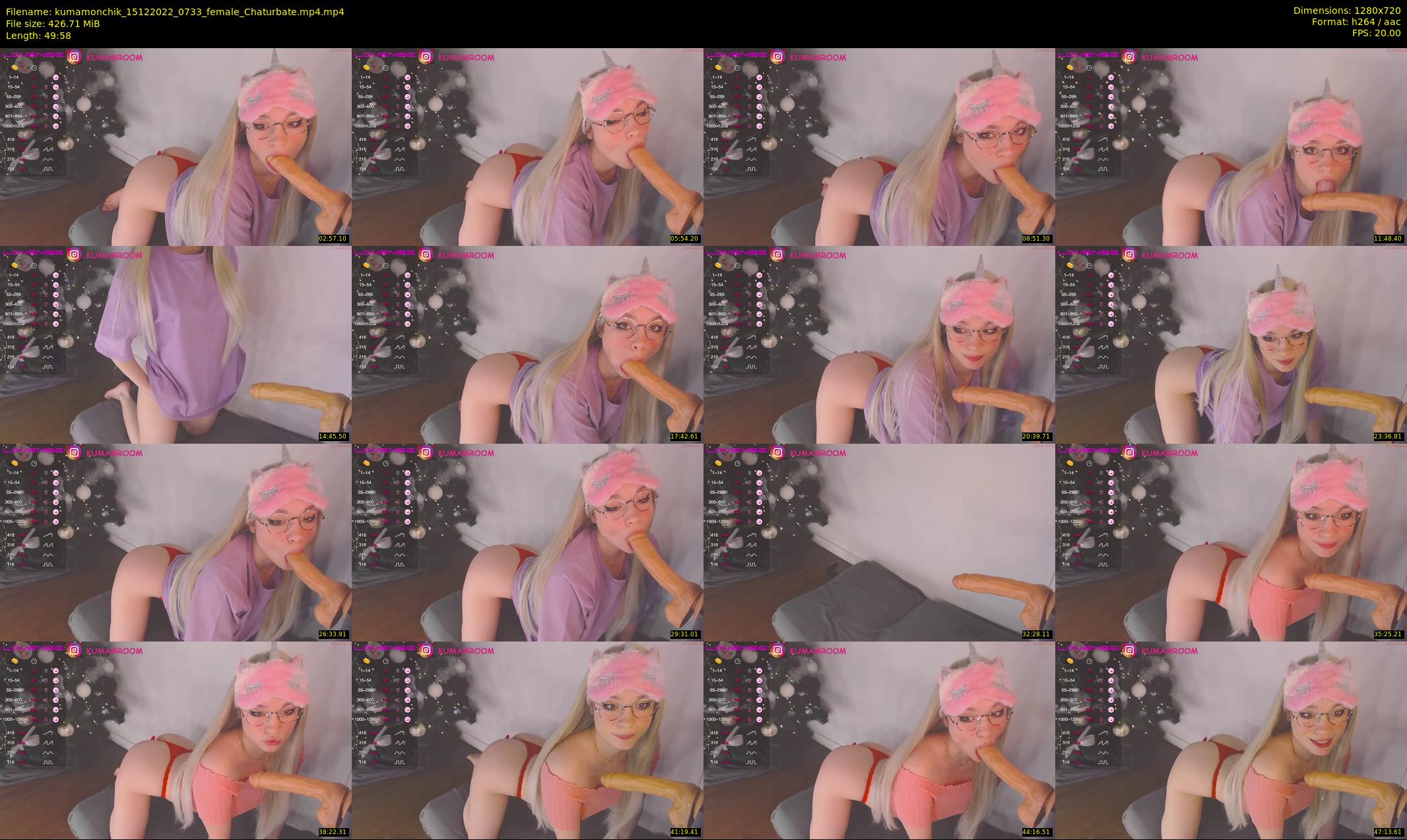 kumamonchik — 50 minute Chaturbate couple cam show recording, 720p, Dec 15, 2022