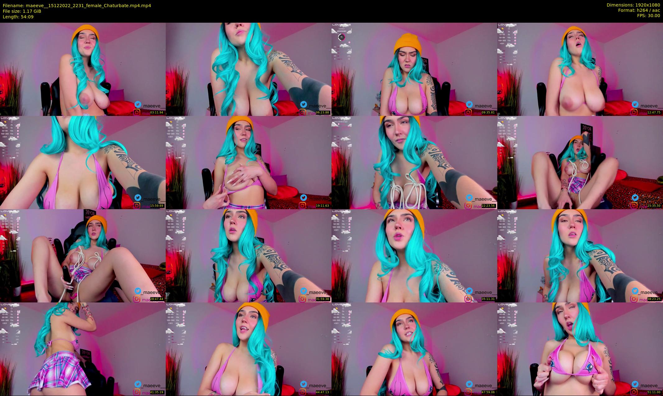 maeeve_ — 55 minute Chaturbate female cam show recording, 1080p, Dec 15, 2022