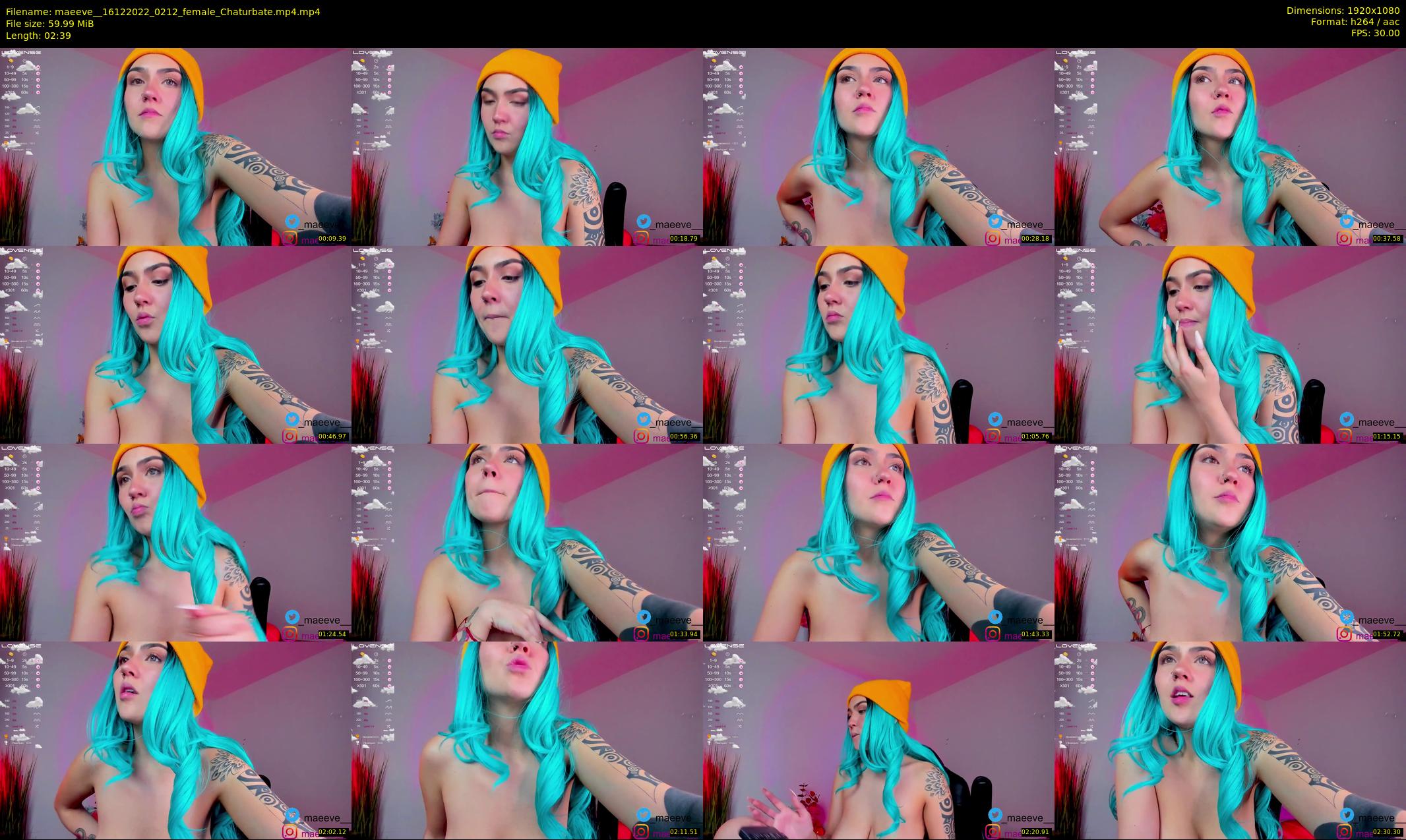 maeeve_ — 3 minute Chaturbate female cam show recording, 1080p, Dec 16, 2022
