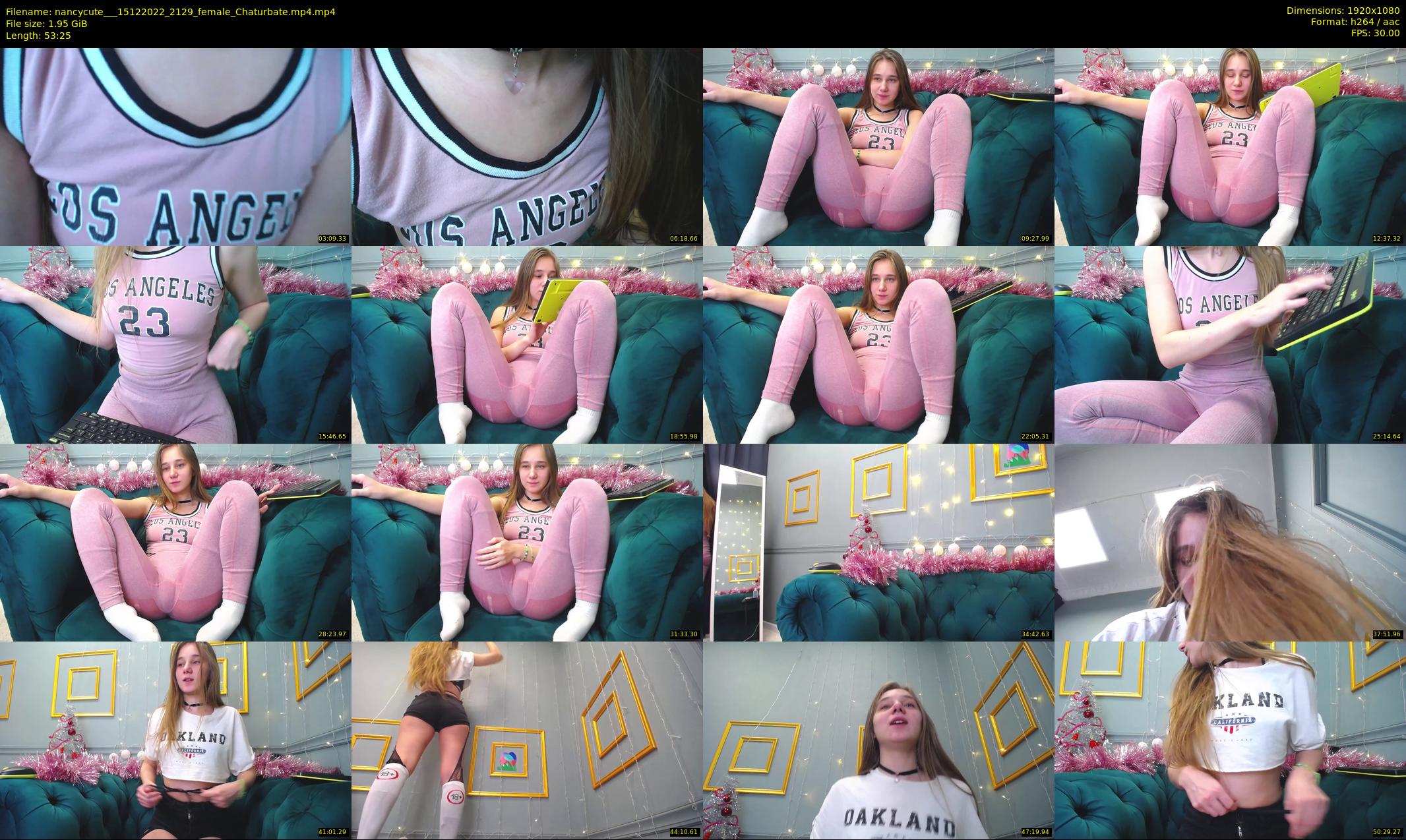 nancycute__ — 54 minute Chaturbate female cam show recording, 1080p, Dec 15, 2022