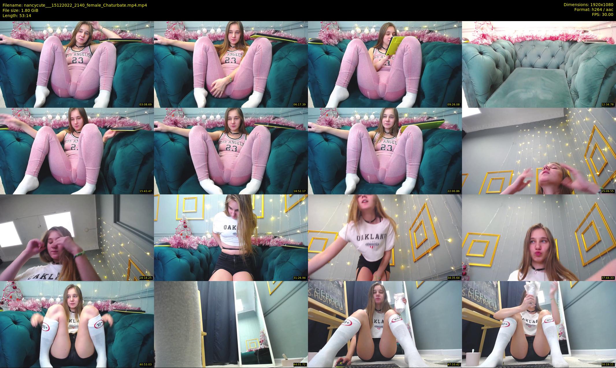 nancycute__ — 54 minute Chaturbate female cam show recording, 1080p, Dec 15, 2022