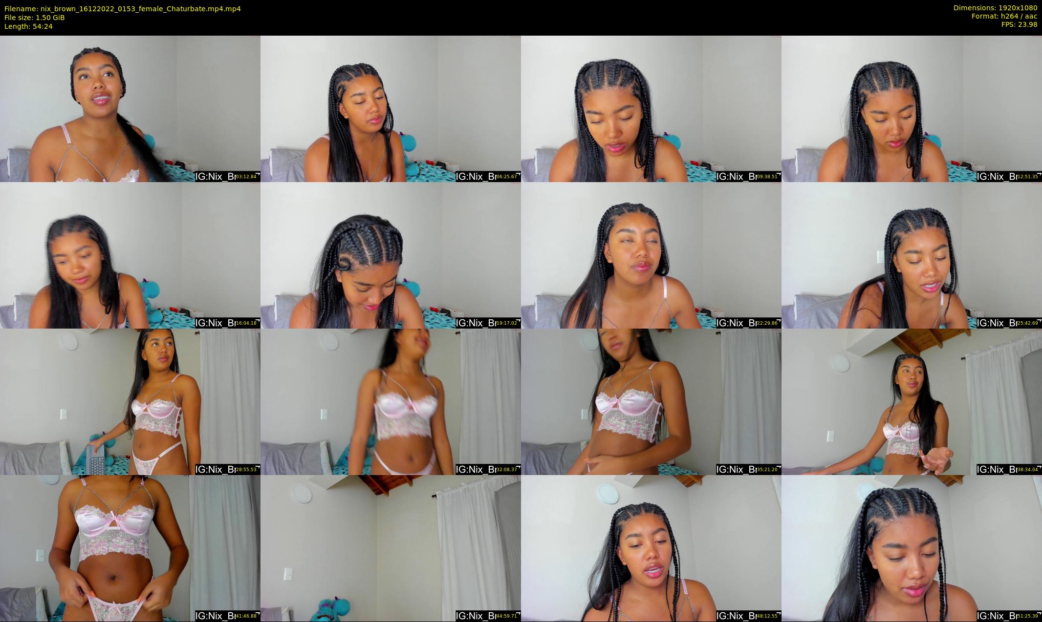 nix_brown — 55 minute Chaturbate female cam show recording, 1080p, Dec 16, 2022