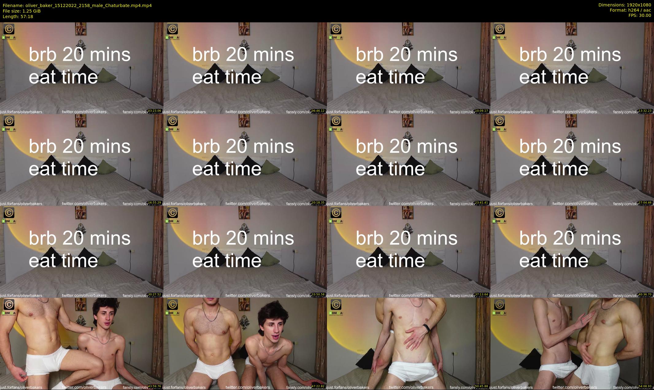 oliver_baker — 58 minute Chaturbate male cam show recording, 1080p, Dec 15, 2022