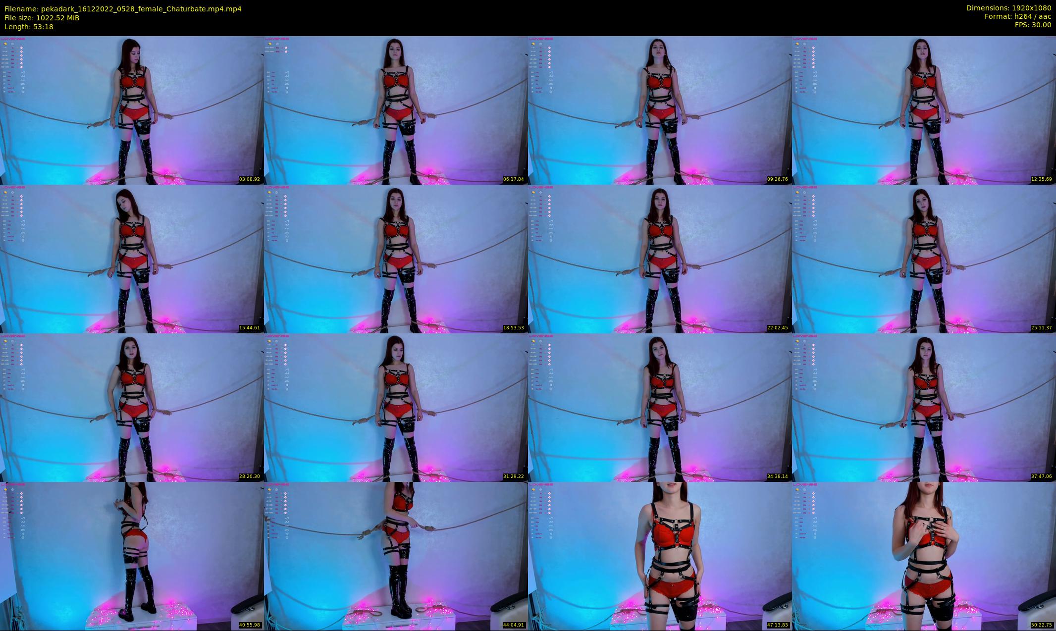 pekadark — 54 minute Chaturbate female cam show recording, 1080p, Dec 16, 2022