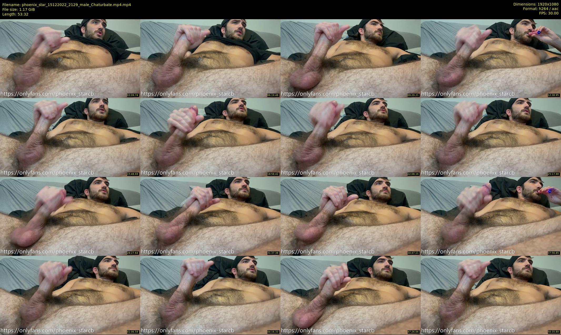 phoenix_star — 54 minute Chaturbate male cam show recording, 1080p, Dec 15, 2022