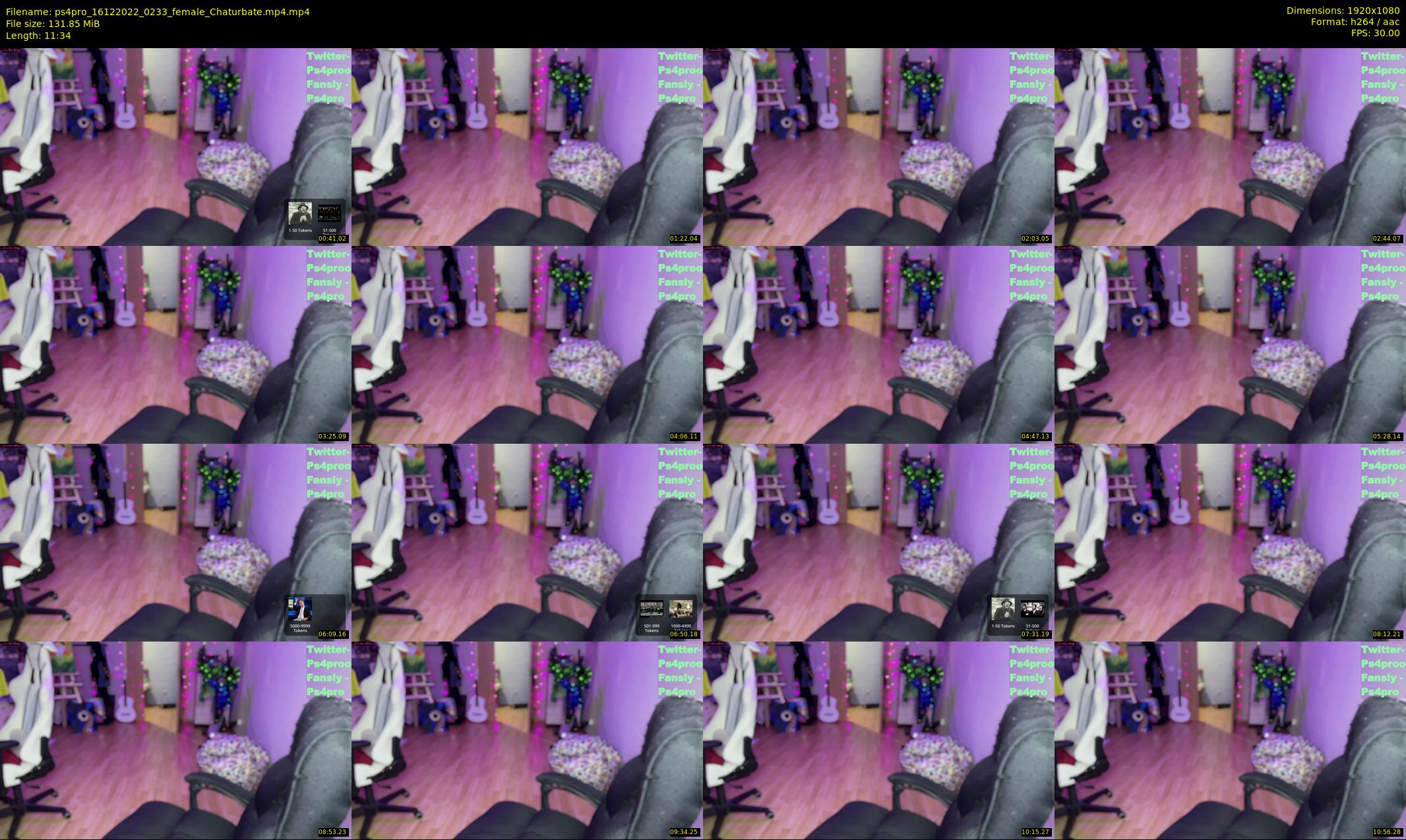 ps4pro — 12 minute Chaturbate female cam show recording, 1080p, Dec 16, 2022