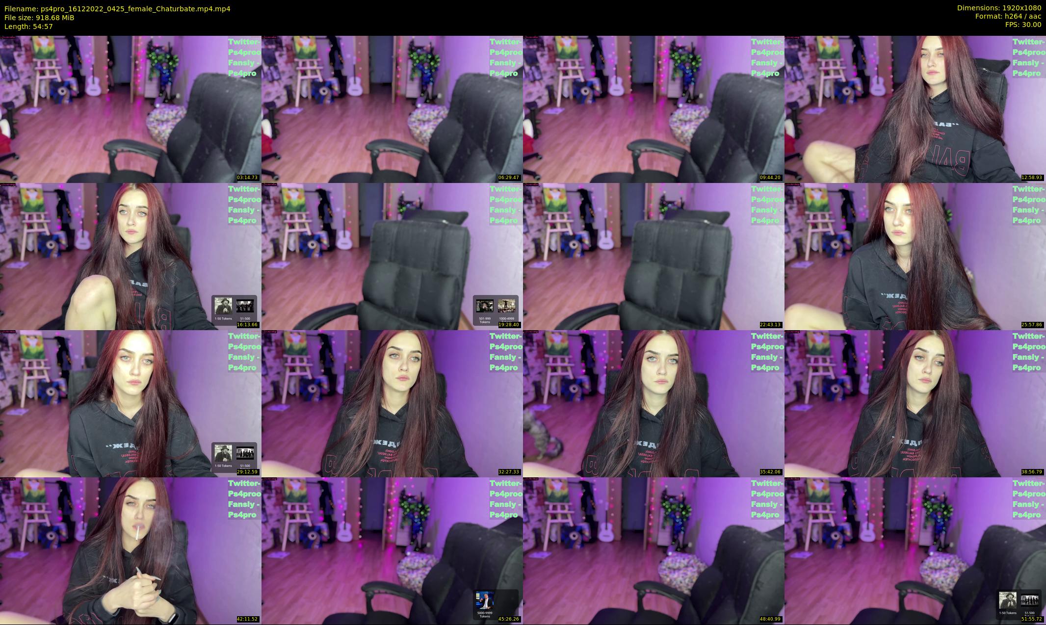 ps4pro — 55 minute Chaturbate female cam show recording, 1080p, Dec 16, 2022