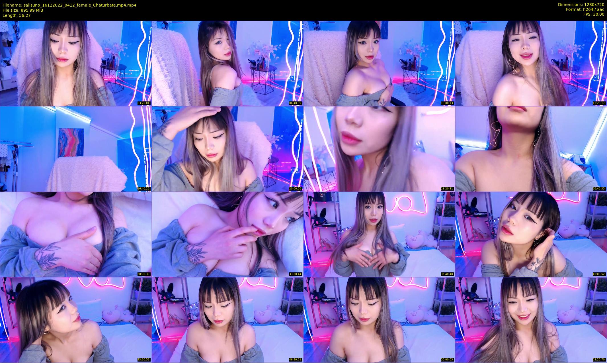 salisuno — 57 minute Chaturbate female cam show recording, 720p, Dec 16, 2022