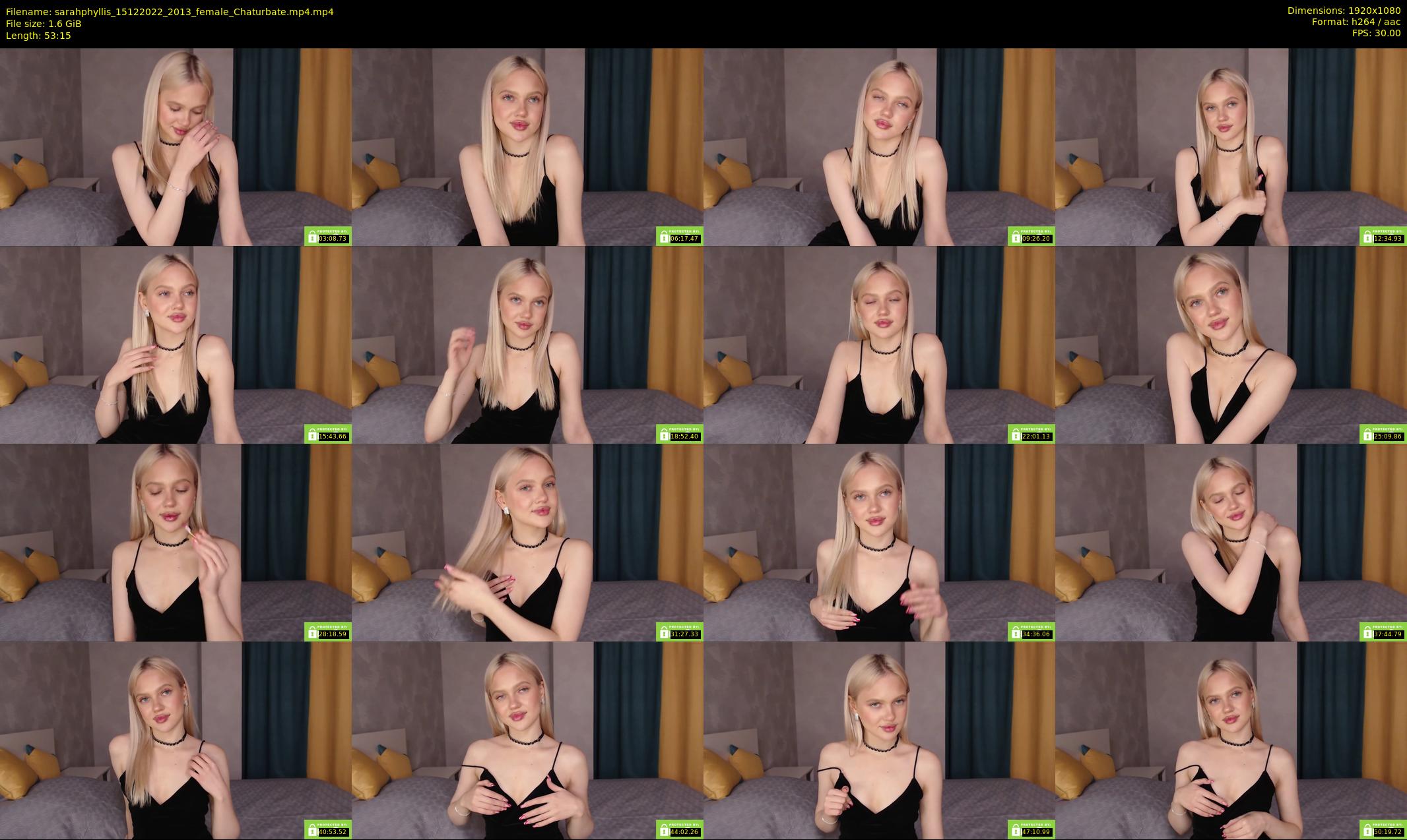 sarahphyllis — 54 minute Chaturbate female cam show recording, 1080p, Dec 15, 2022