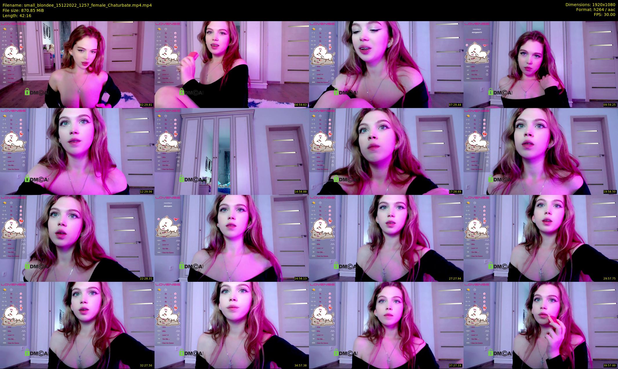 small_blondee — 43 minute Chaturbate female cam show recording, 1080p, Dec 15, 2022