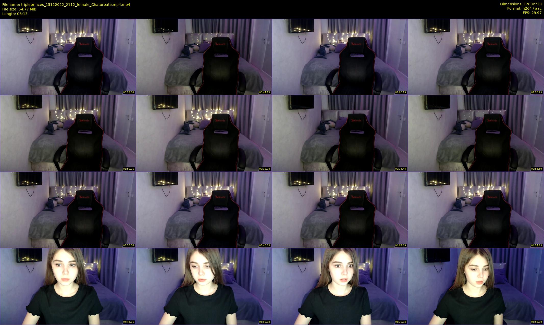 tripleprinces — 7 minute Chaturbate female cam show recording, 720p, Dec 15, 2022