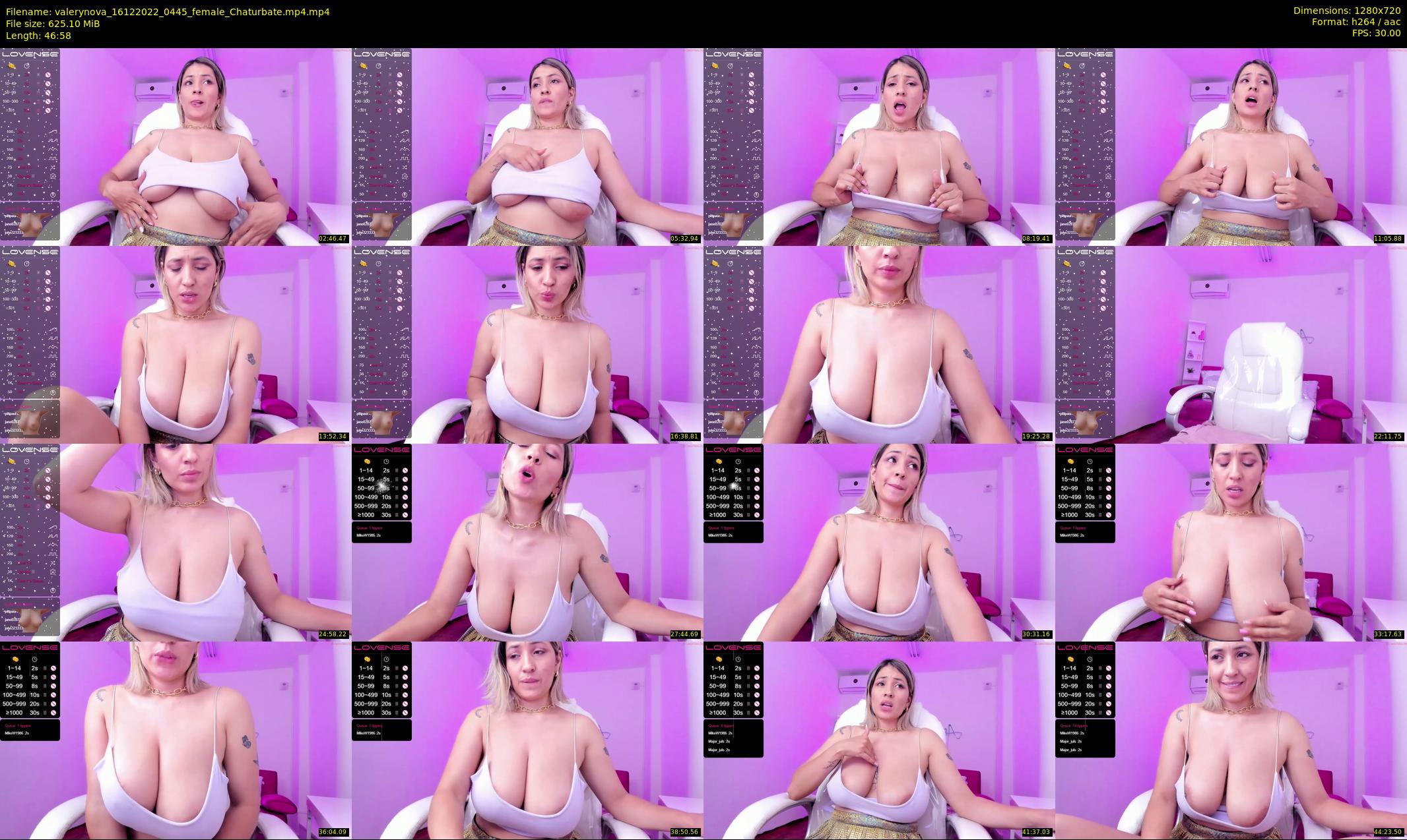 valerynova — 47 minute Chaturbate female cam show recording, 720p, Dec 16, 2022