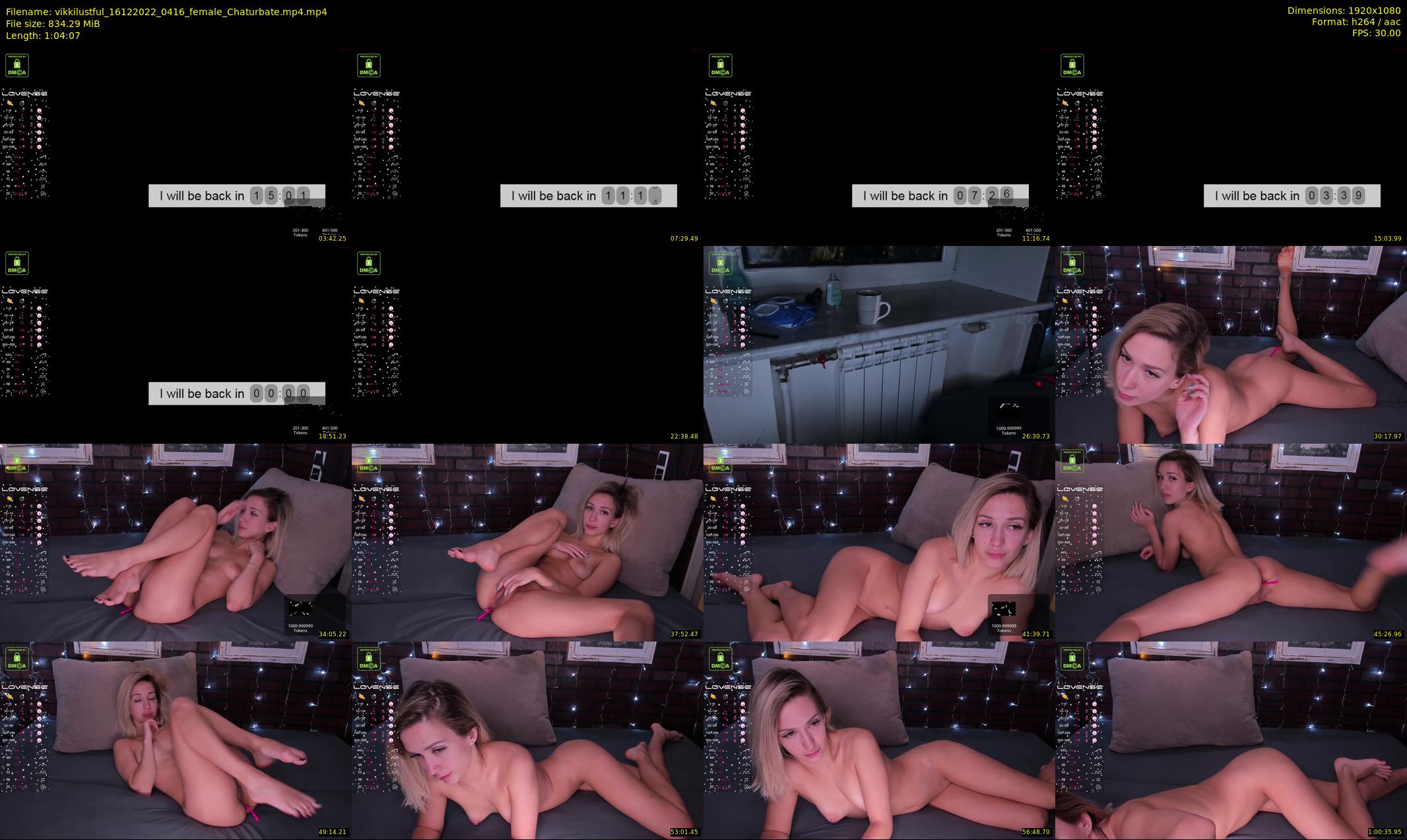 vikkilustful — 65 minute Chaturbate female cam show recording, 1080p, Dec 16, 2022