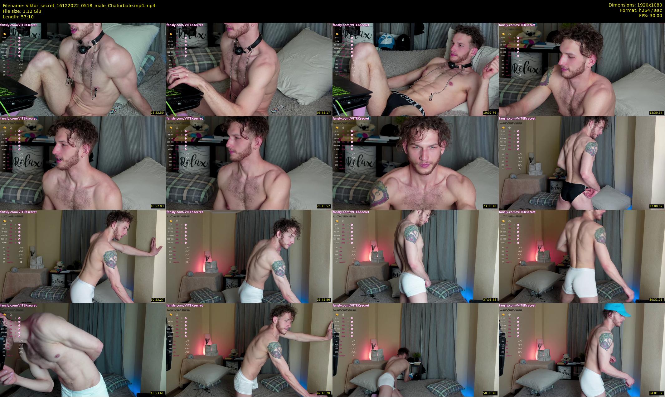 viktor_secret — 58 minute Chaturbate male cam show recording, 1080p, Dec 16, 2022