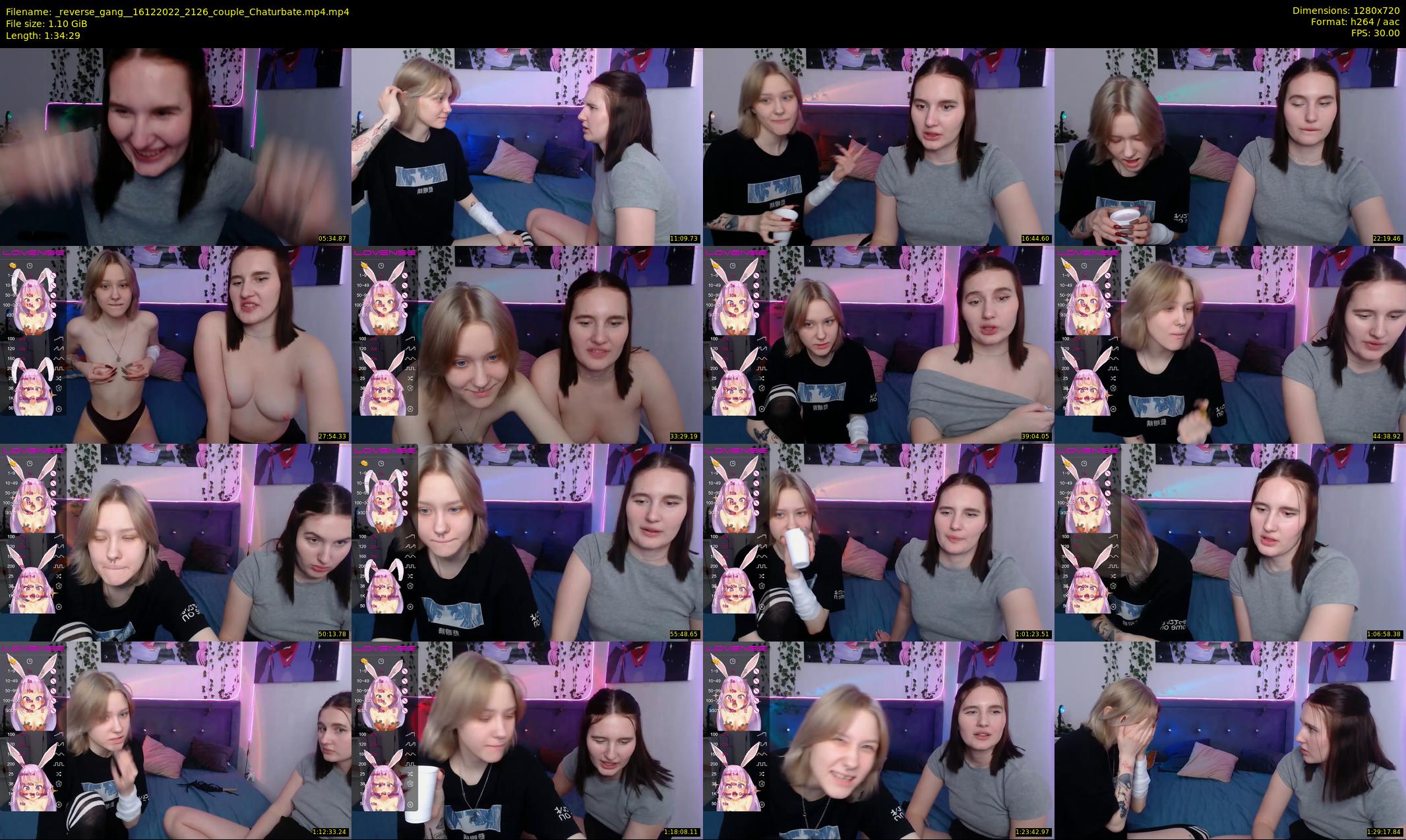 _reverse_gang_ — 95 minute Chaturbate couple cam show recording, 720p, Dec 16, 2022