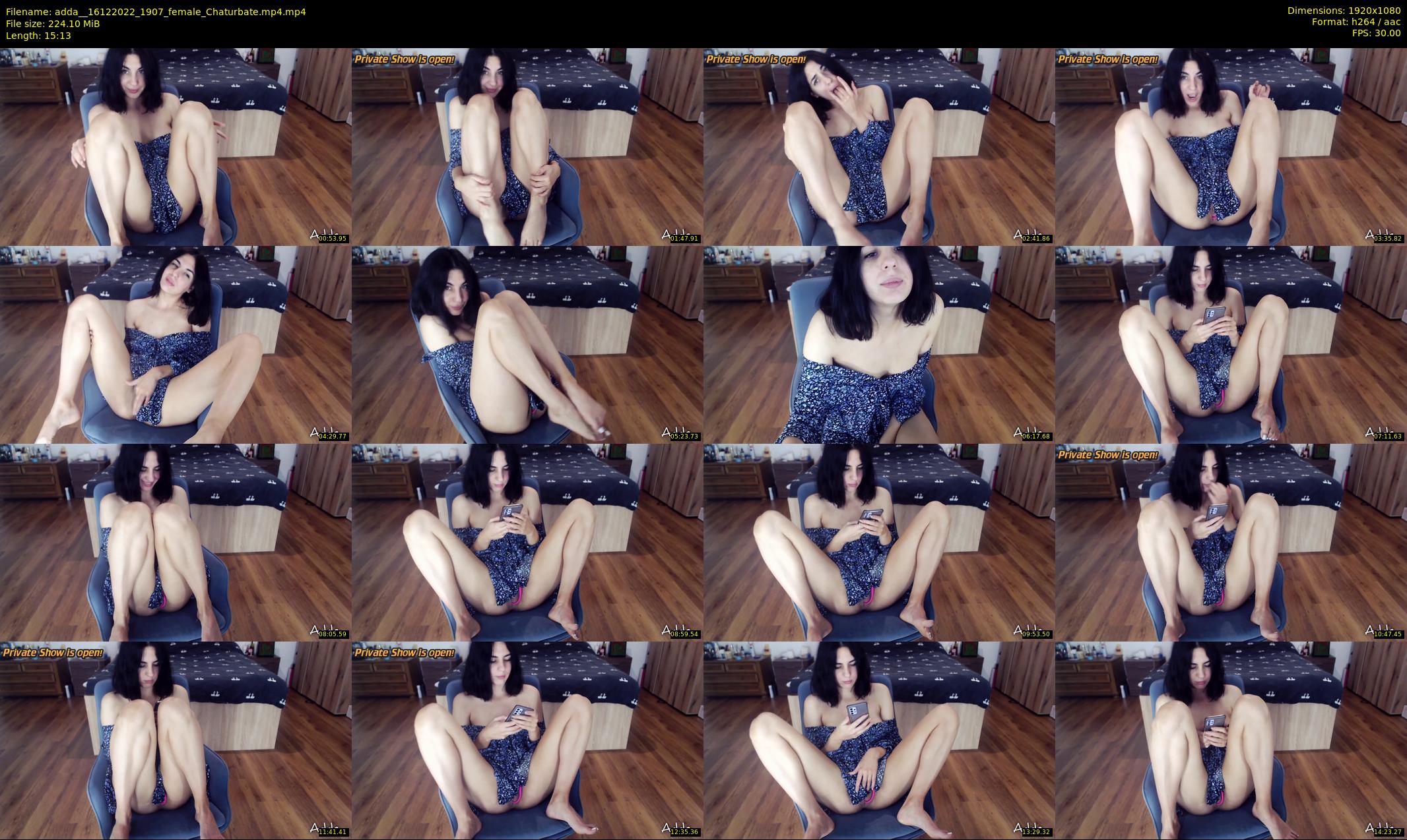 adda_ — 16 minute Chaturbate female cam show recording, 1080p, Dec 16, 2022