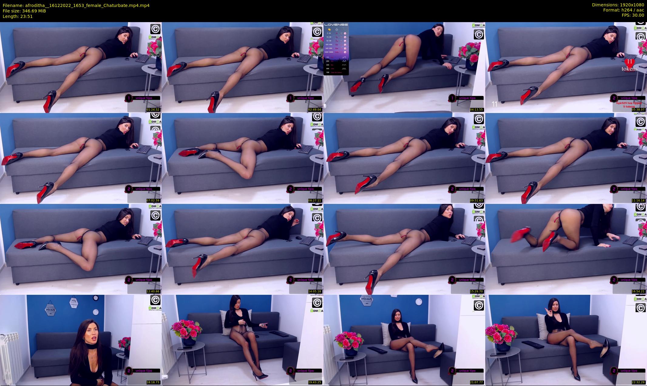 afroditha_ — 24 minute Chaturbate female cam show recording, 1080p, Dec 16, 2022