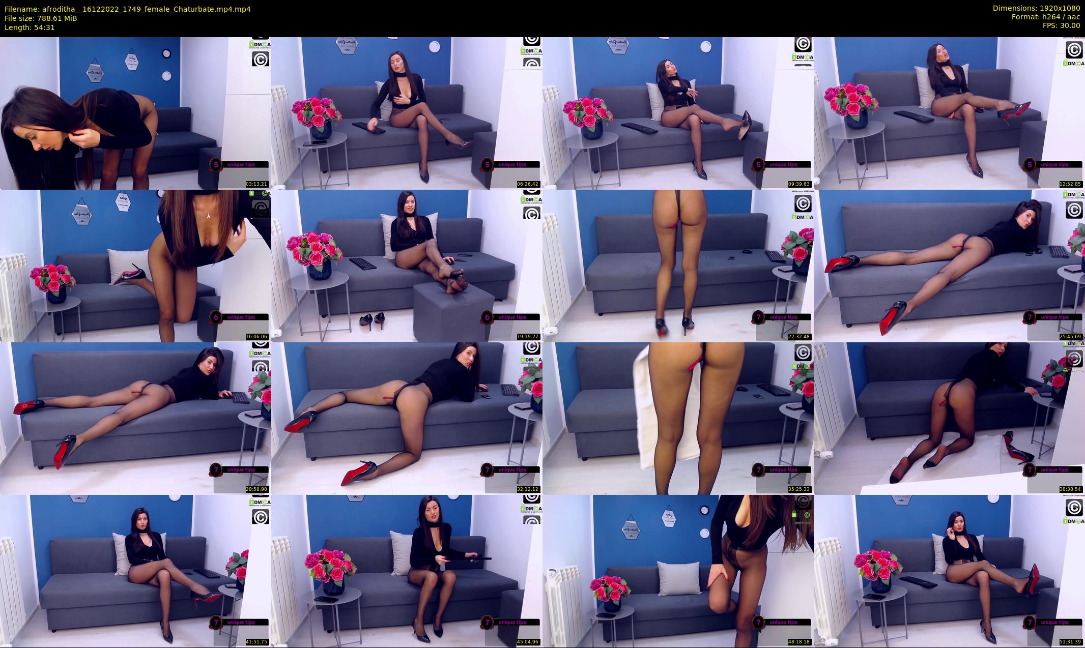 afroditha_ — 55 minute Chaturbate female cam show recording, 1080p, Dec 16, 2022