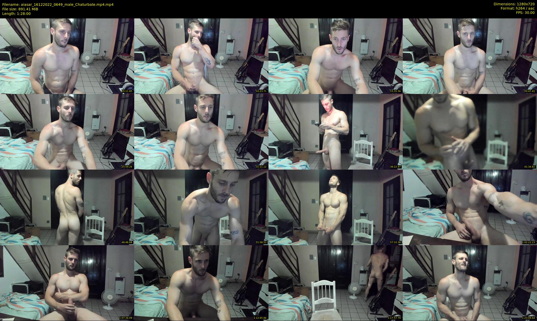 aiasar — 88 minute Chaturbate male cam show recording, 720p, Dec 16, 2022