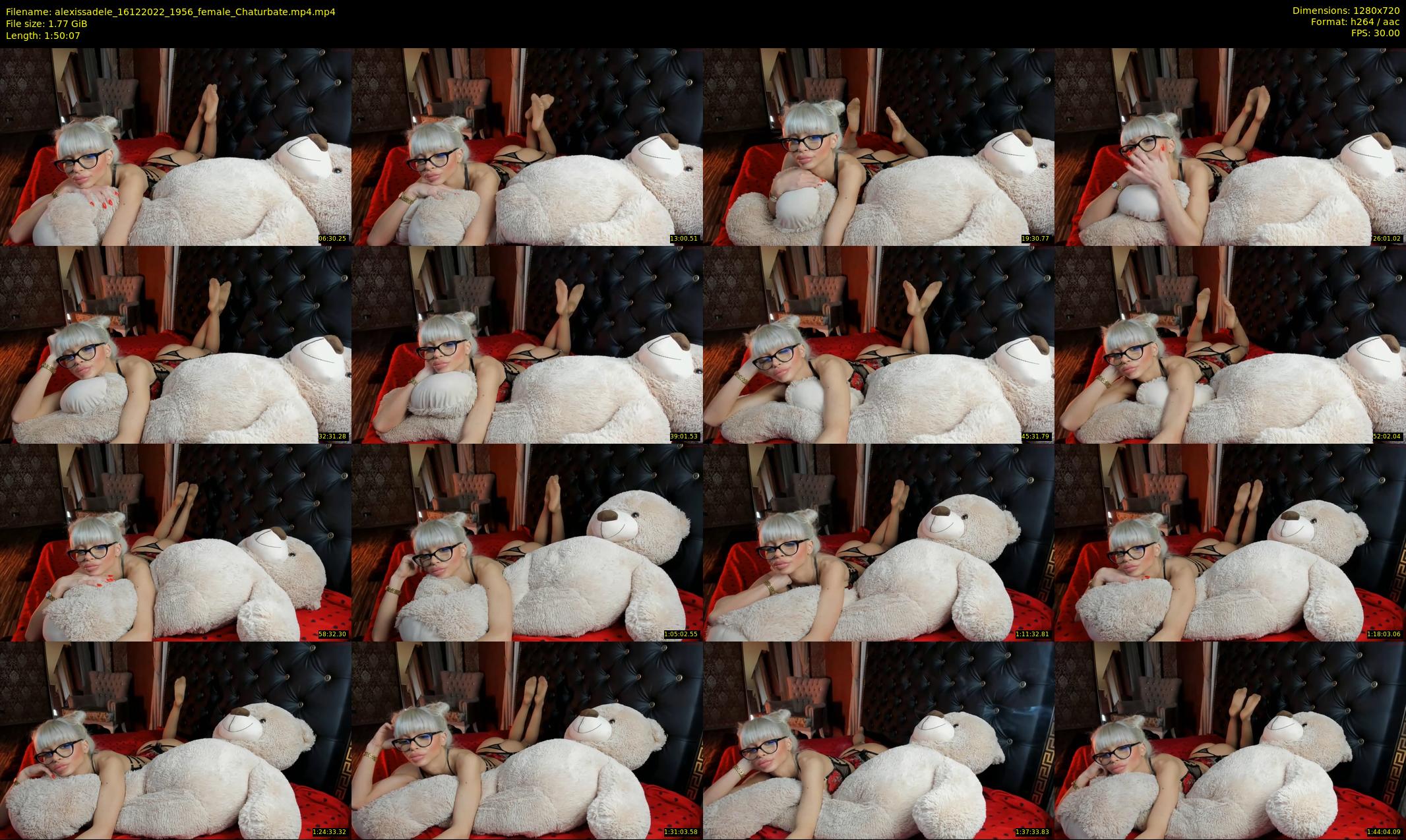 alexissadele — 111 minute Chaturbate female cam show recording, 720p, Dec 16, 2022