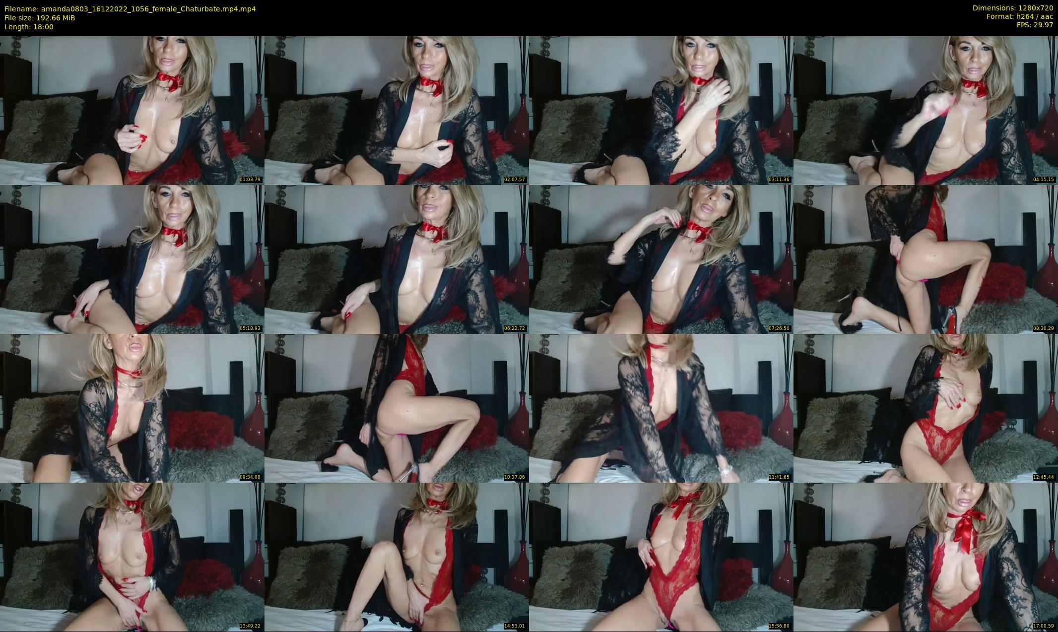 amanda0803 — 18 minute Chaturbate female cam show recording, 720p, Dec 16, 2022