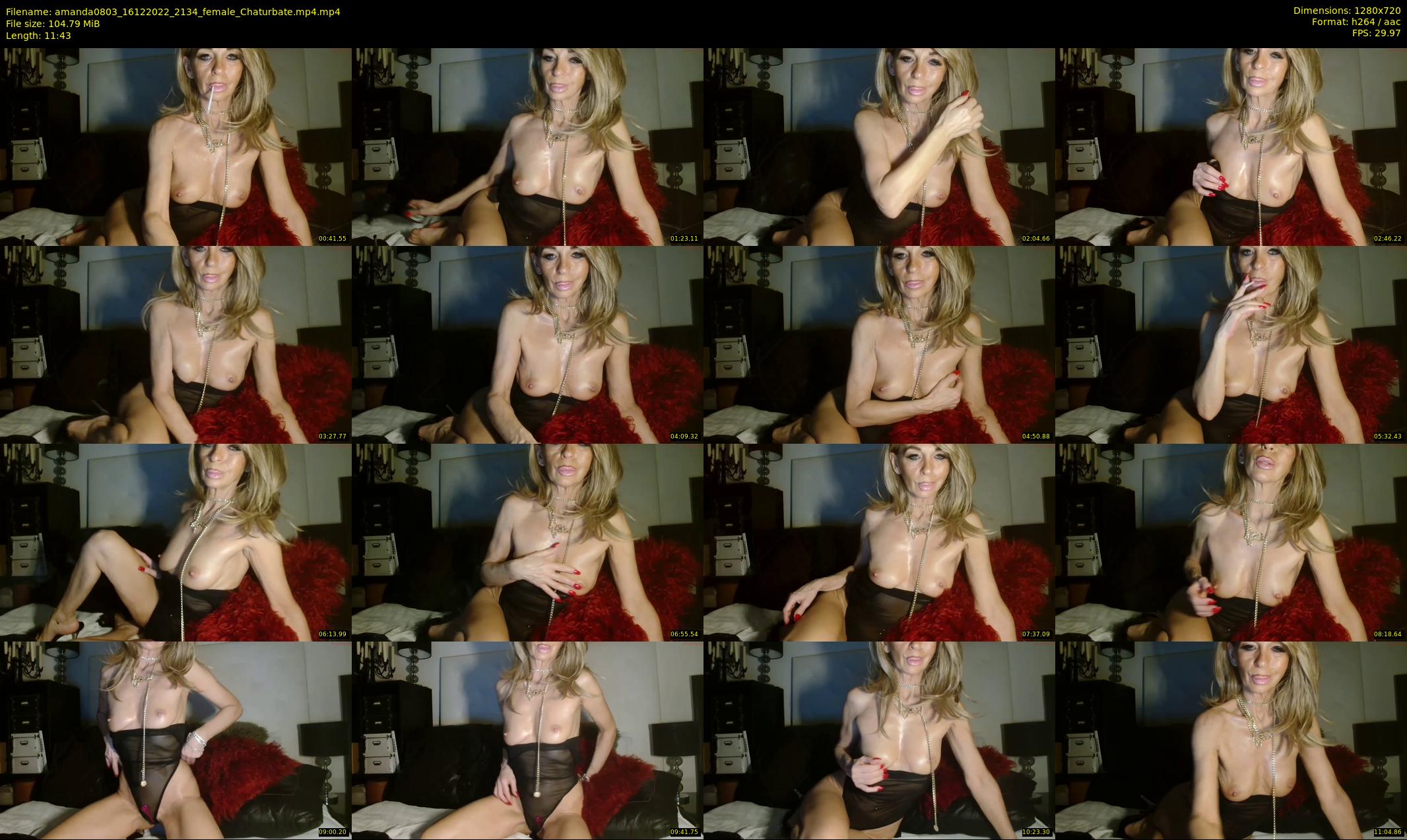 amanda0803 — 12 minute Chaturbate female cam show recording, 720p, Dec 16, 2022