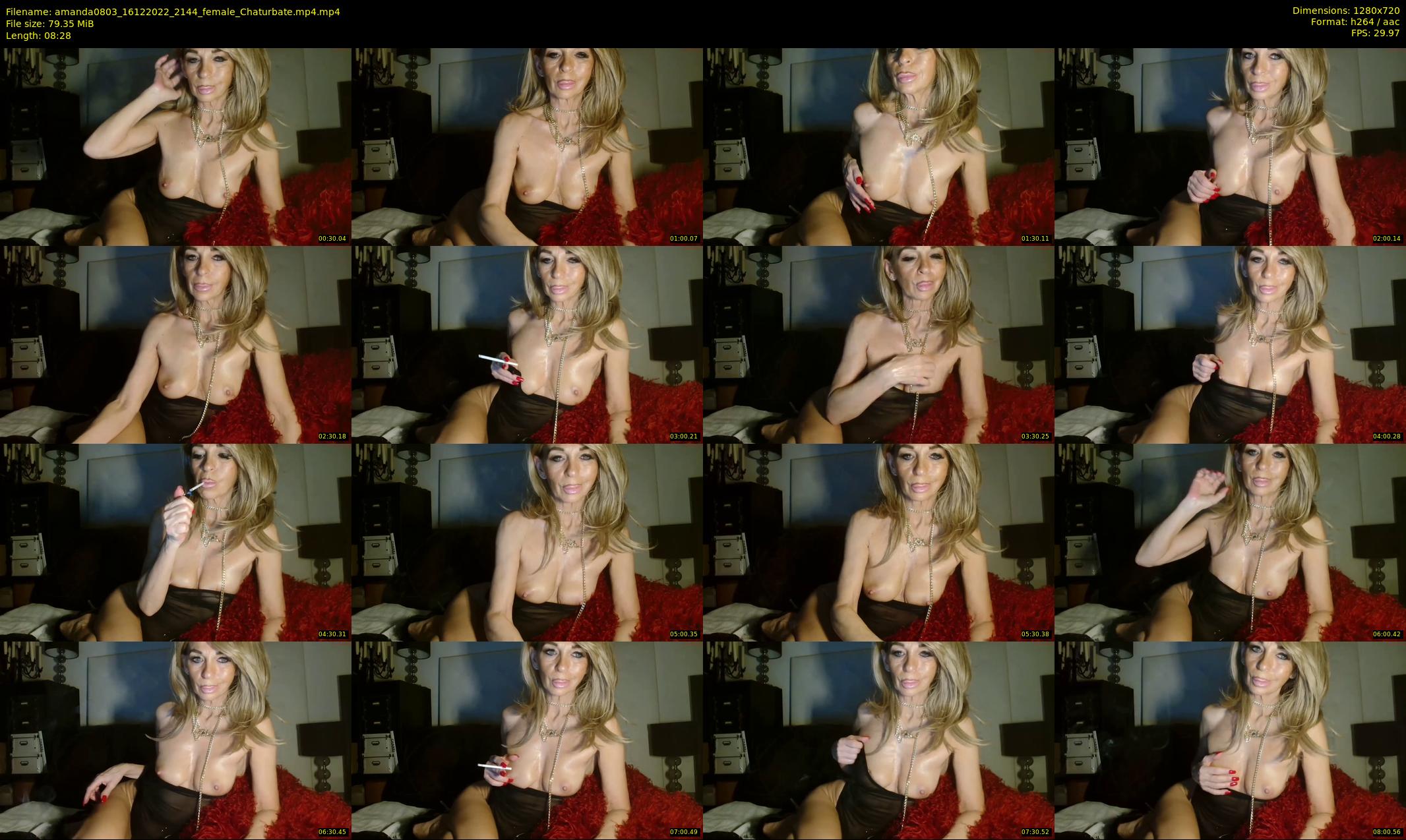 amanda0803 — 9 minute Chaturbate female cam show recording, 720p, Dec 16, 2022