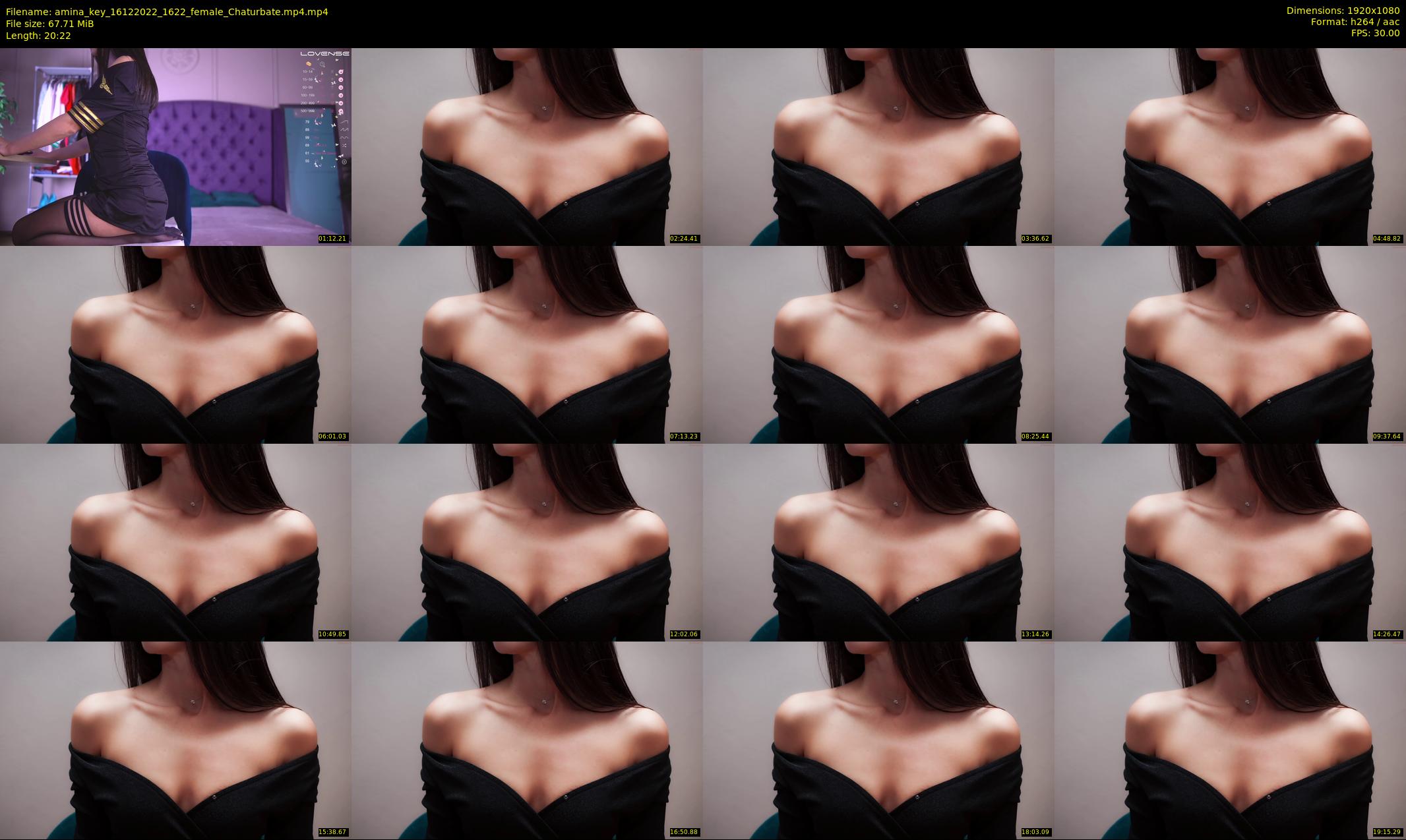 amina_key — 21 minute Chaturbate female cam show recording, 1080p, Dec 16, 2022