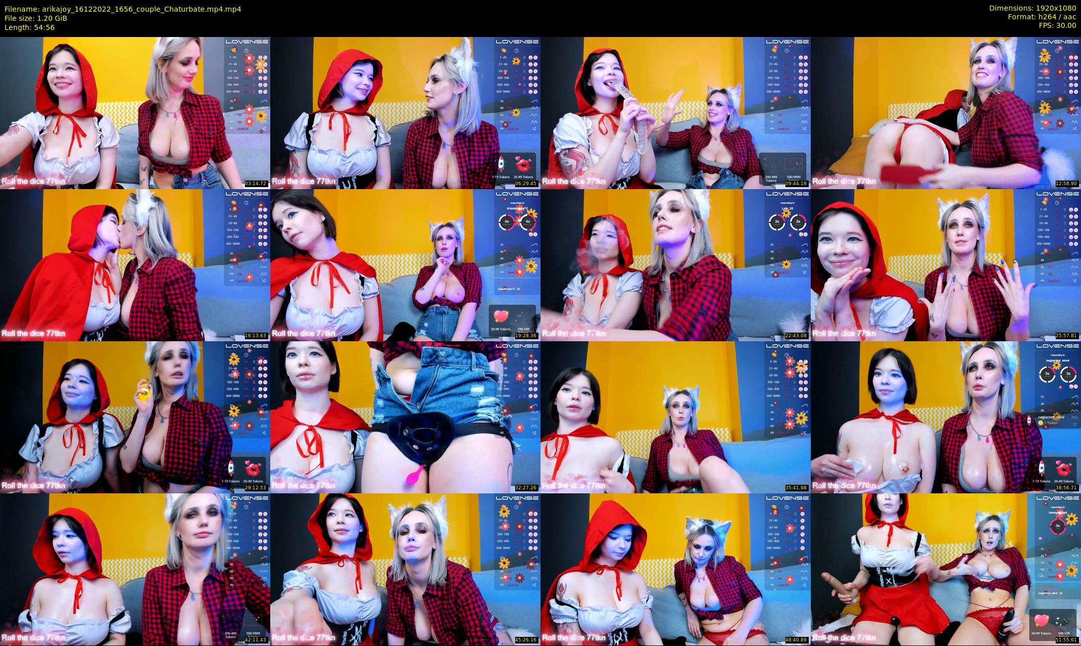 arikajoy — 55 minute Chaturbate female cam show recording, 1080p, Dec 16, 2022