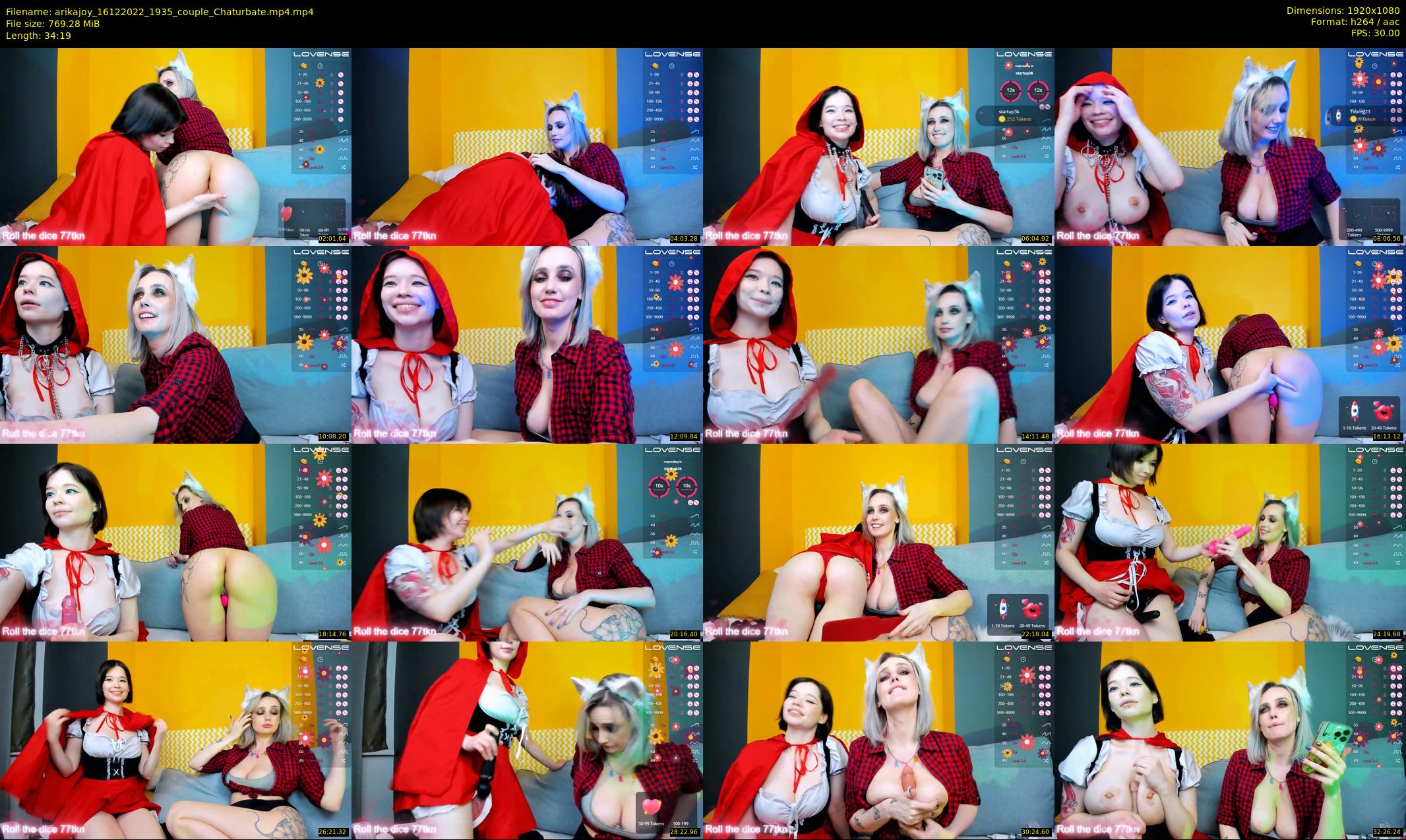 arikajoy — 35 minute Chaturbate female cam show recording, 1080p, Dec 16, 2022
