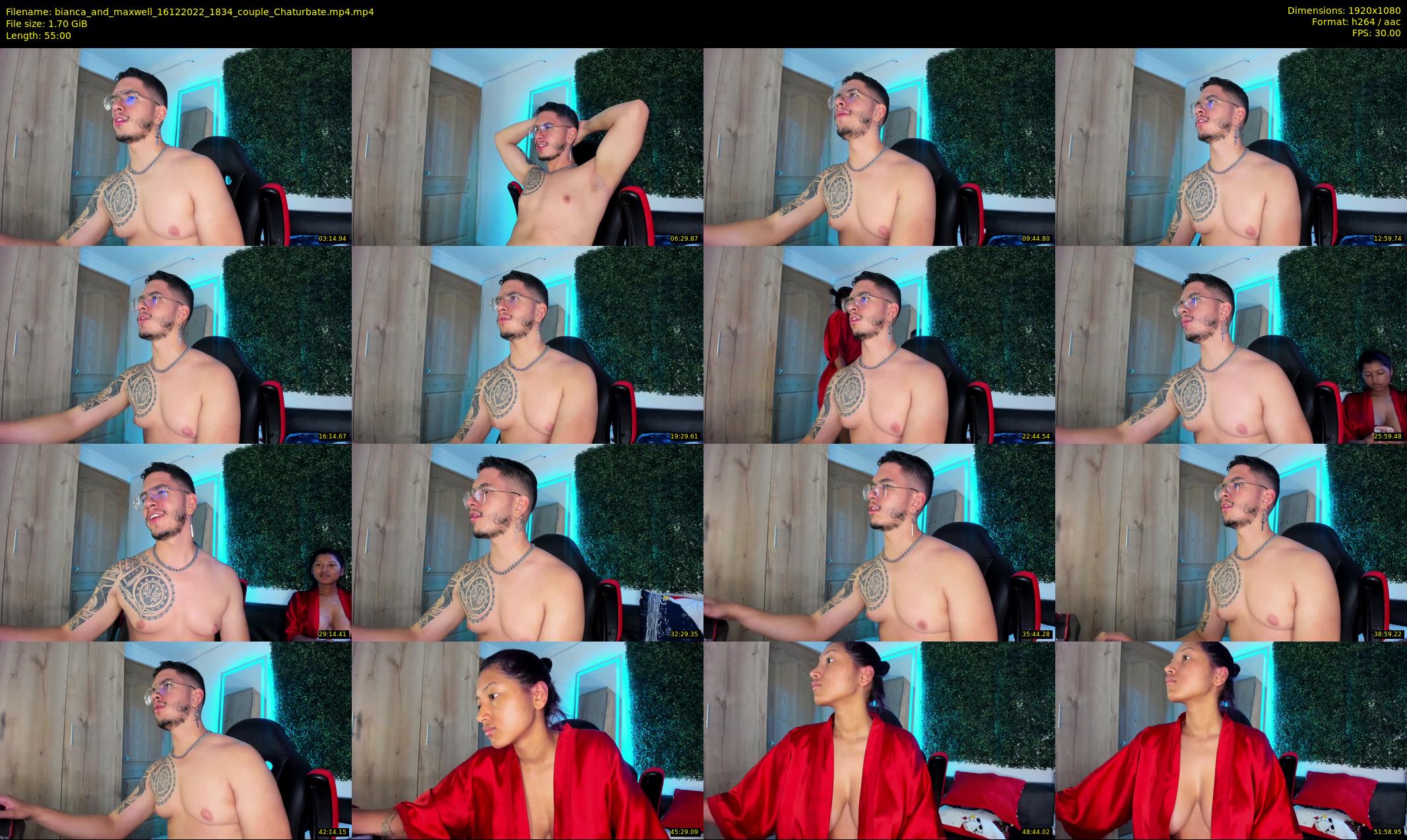 bianca_and_maxwell — 55 minute Chaturbate couple cam show recording, 1080p, Dec 16, 2022