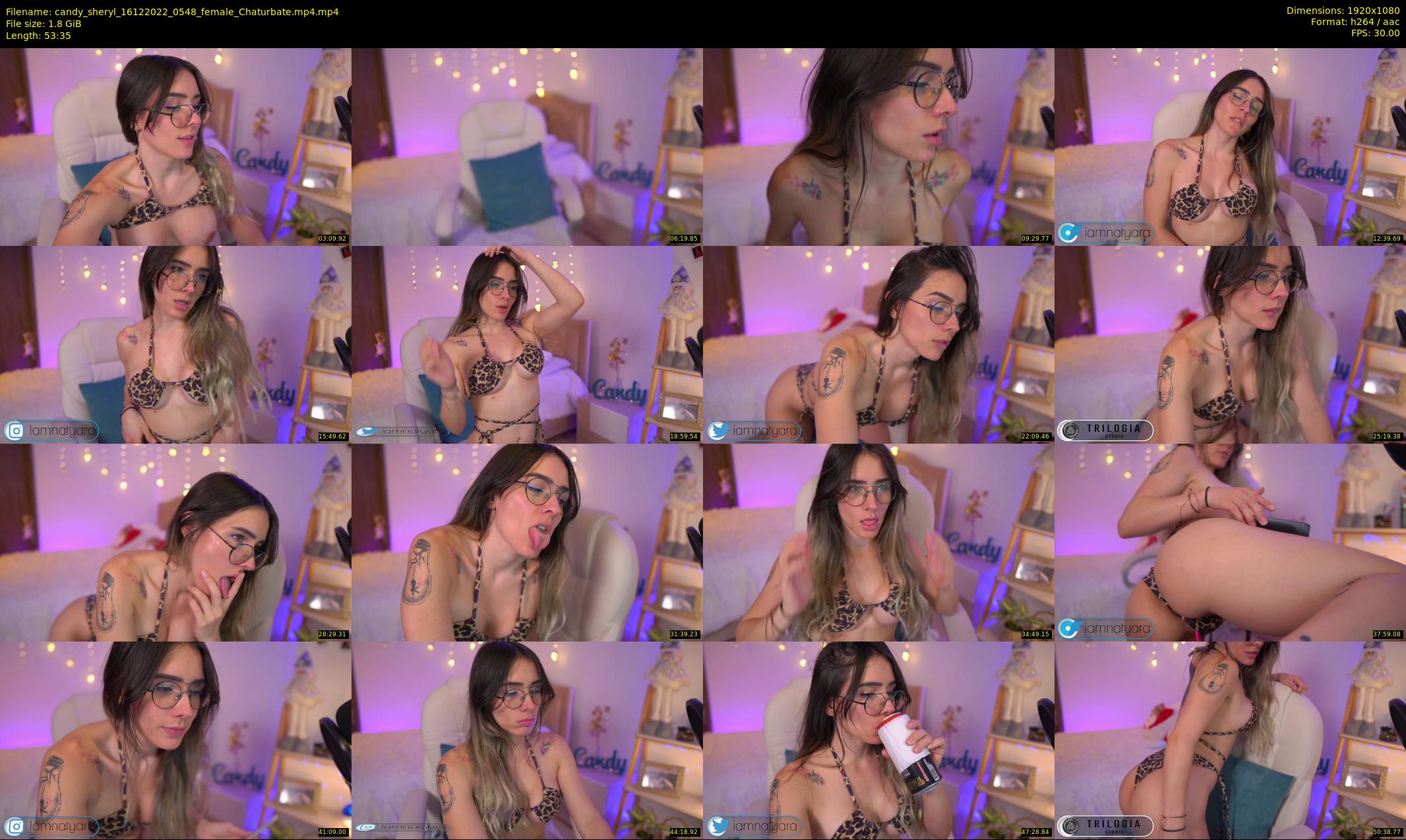 candy_sheryl — 54 minute Chaturbate female cam show recording, 1080p, Dec 16, 2022
