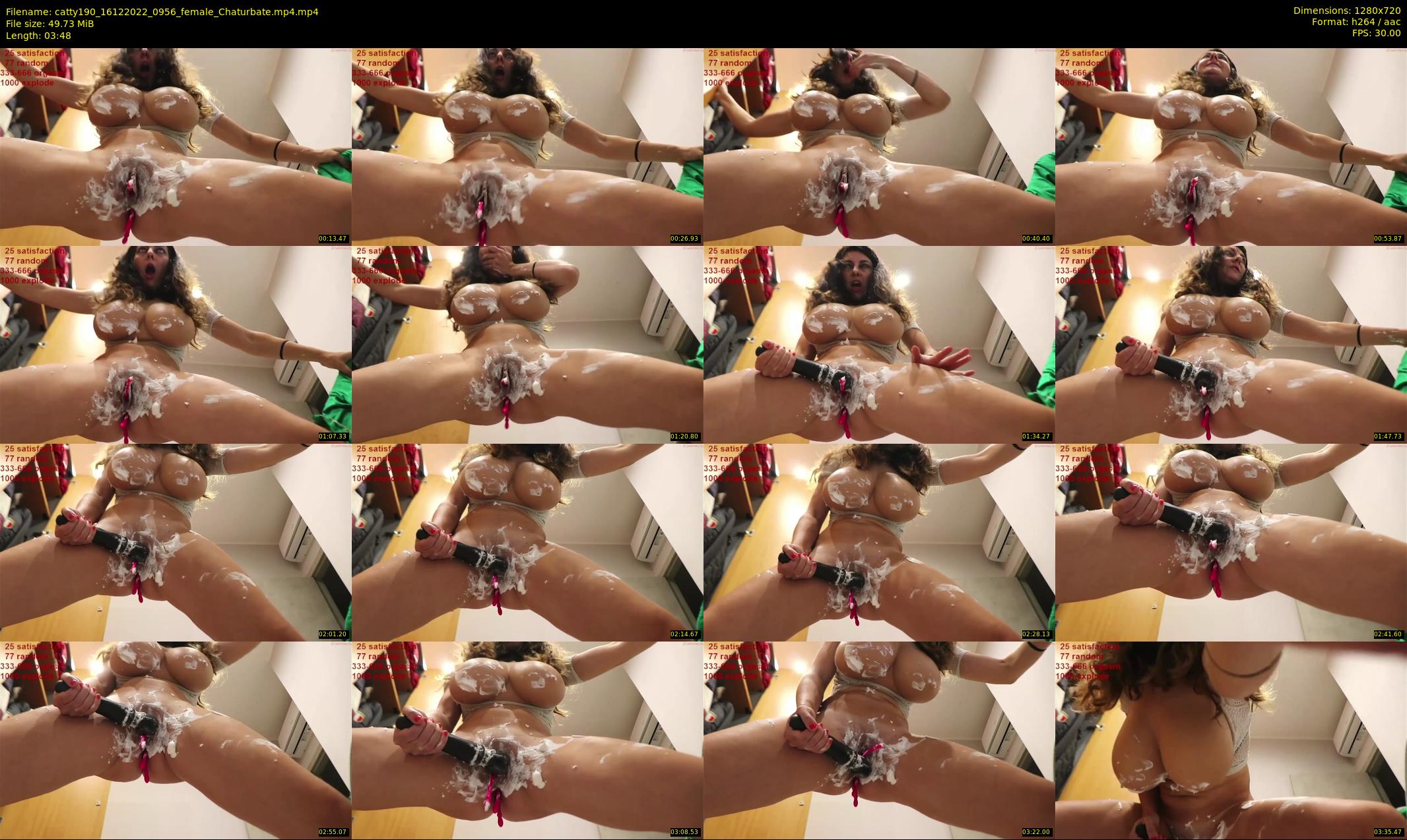 catty190 — 4 minute Chaturbate female cam show recording, 720p, Dec 16, 2022
