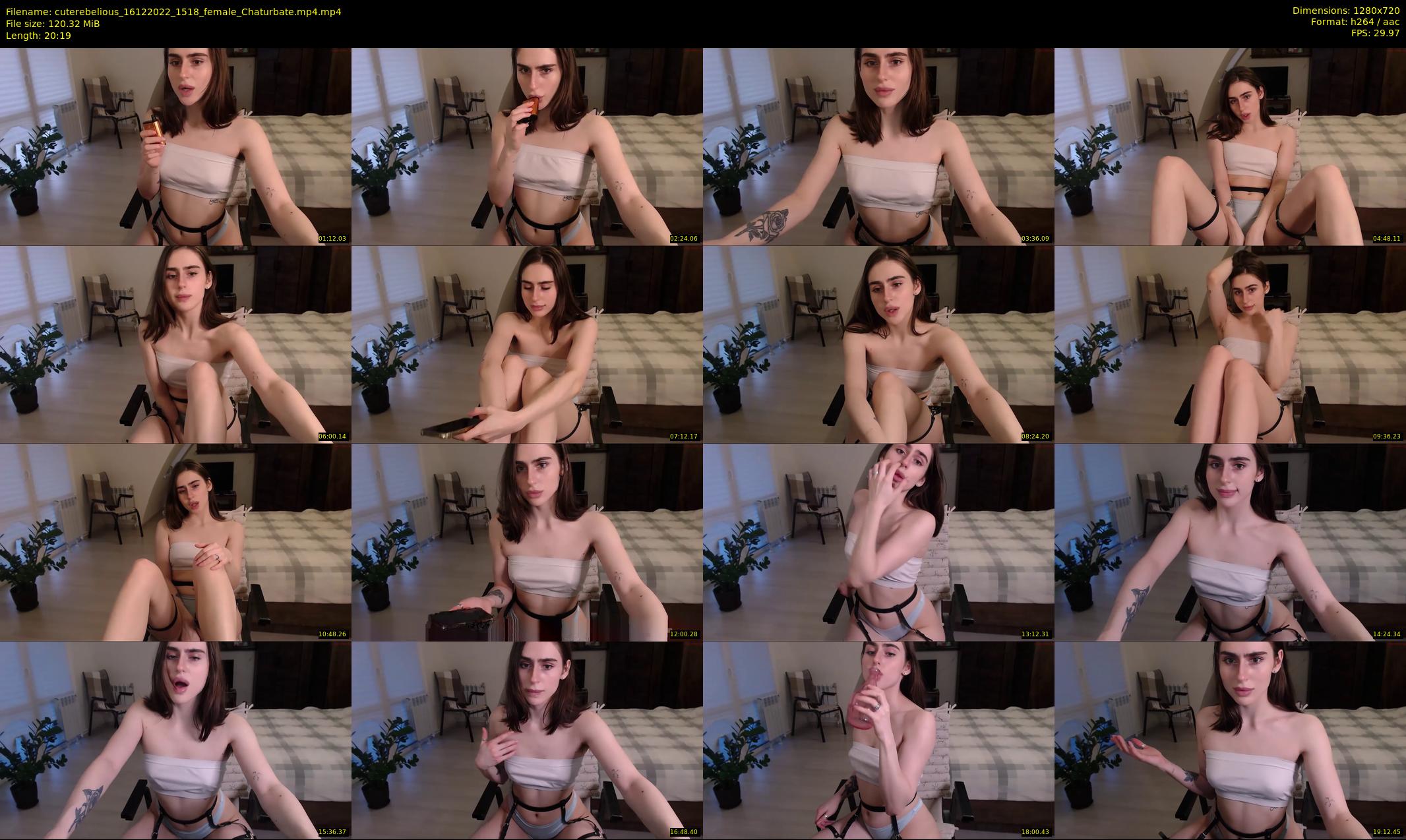 cuterebelious — 21 minute Chaturbate female cam show recording, 720p, Dec 16, 2022