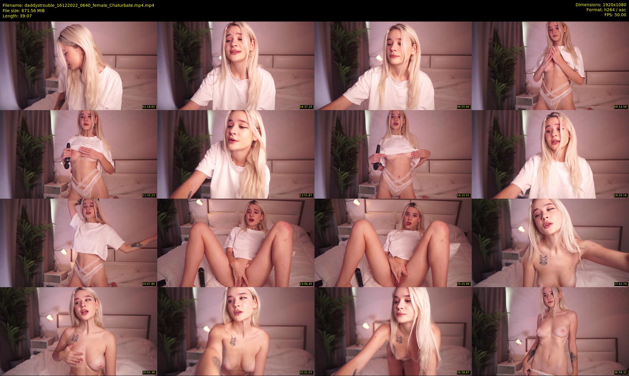 daddystrouble — 40 minute Chaturbate female cam show recording, 1080p, Dec 16, 2022