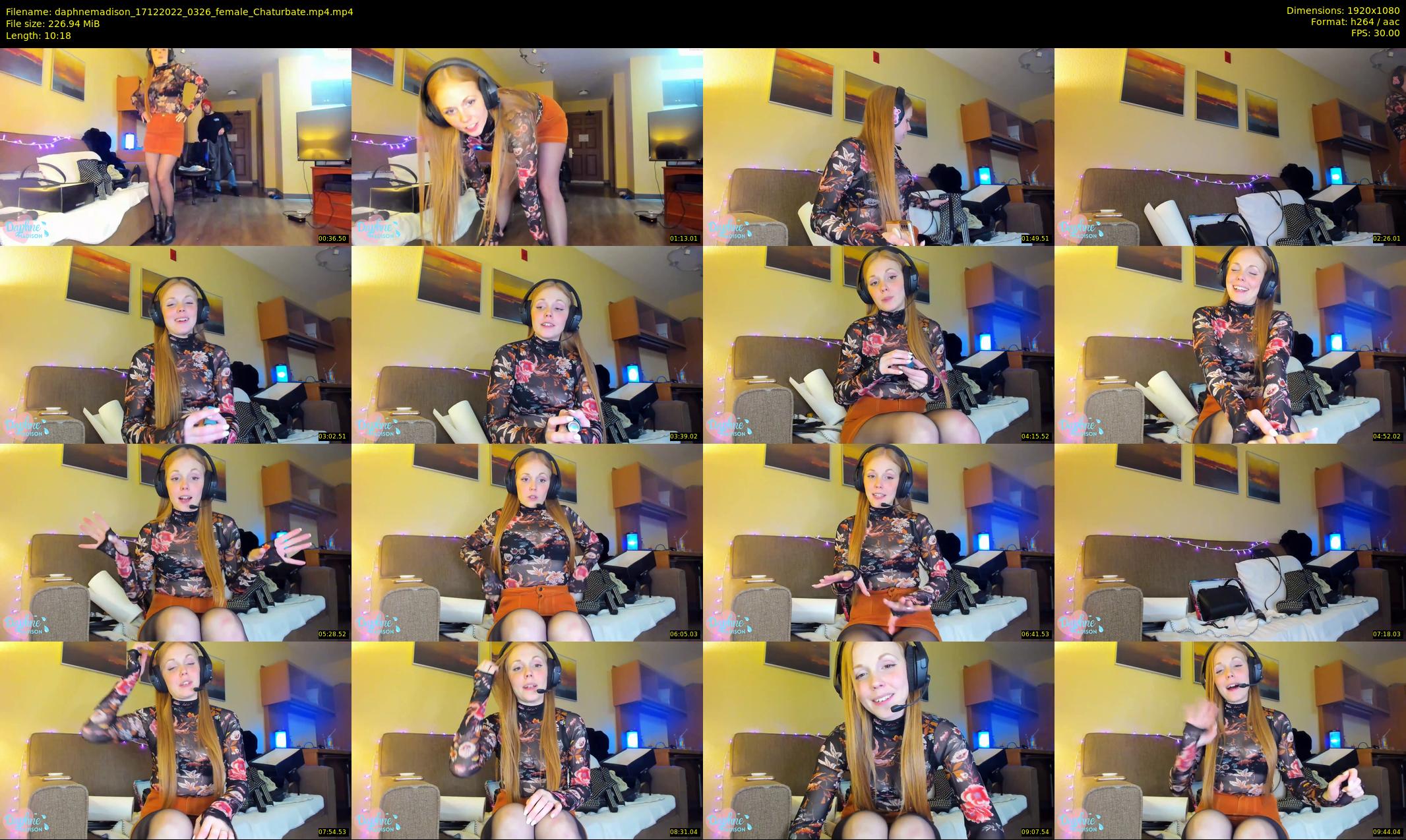 daphnemadison — 11 minute Chaturbate couple cam show recording, 1080p, Dec 17, 2022