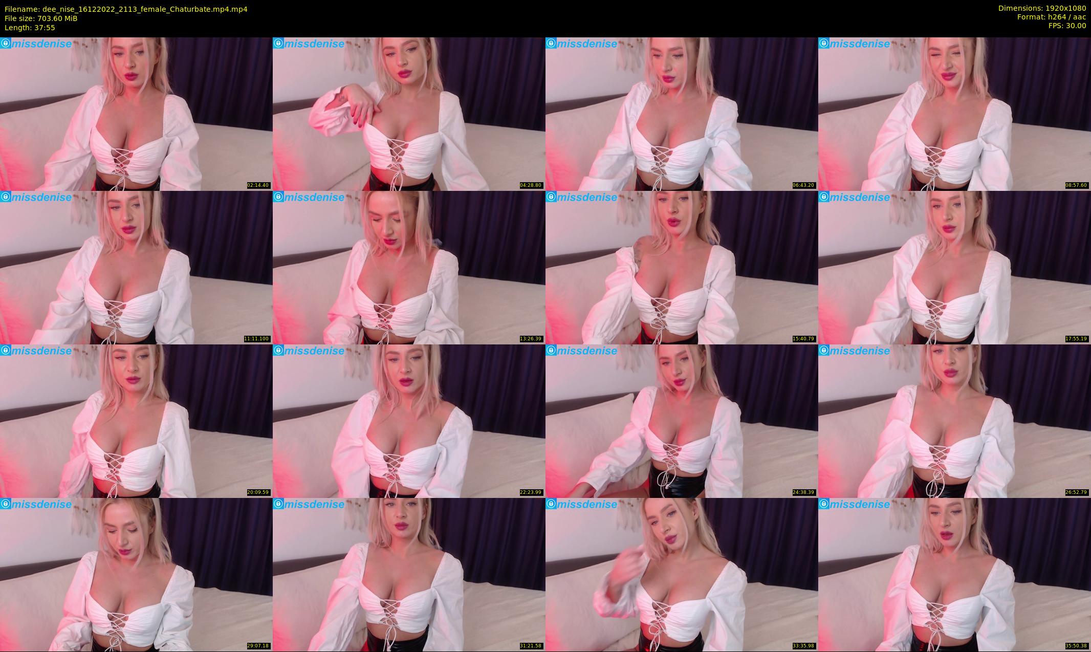dee_nise — 38 minute Chaturbate female cam show recording, 1080p, Dec 16, 2022