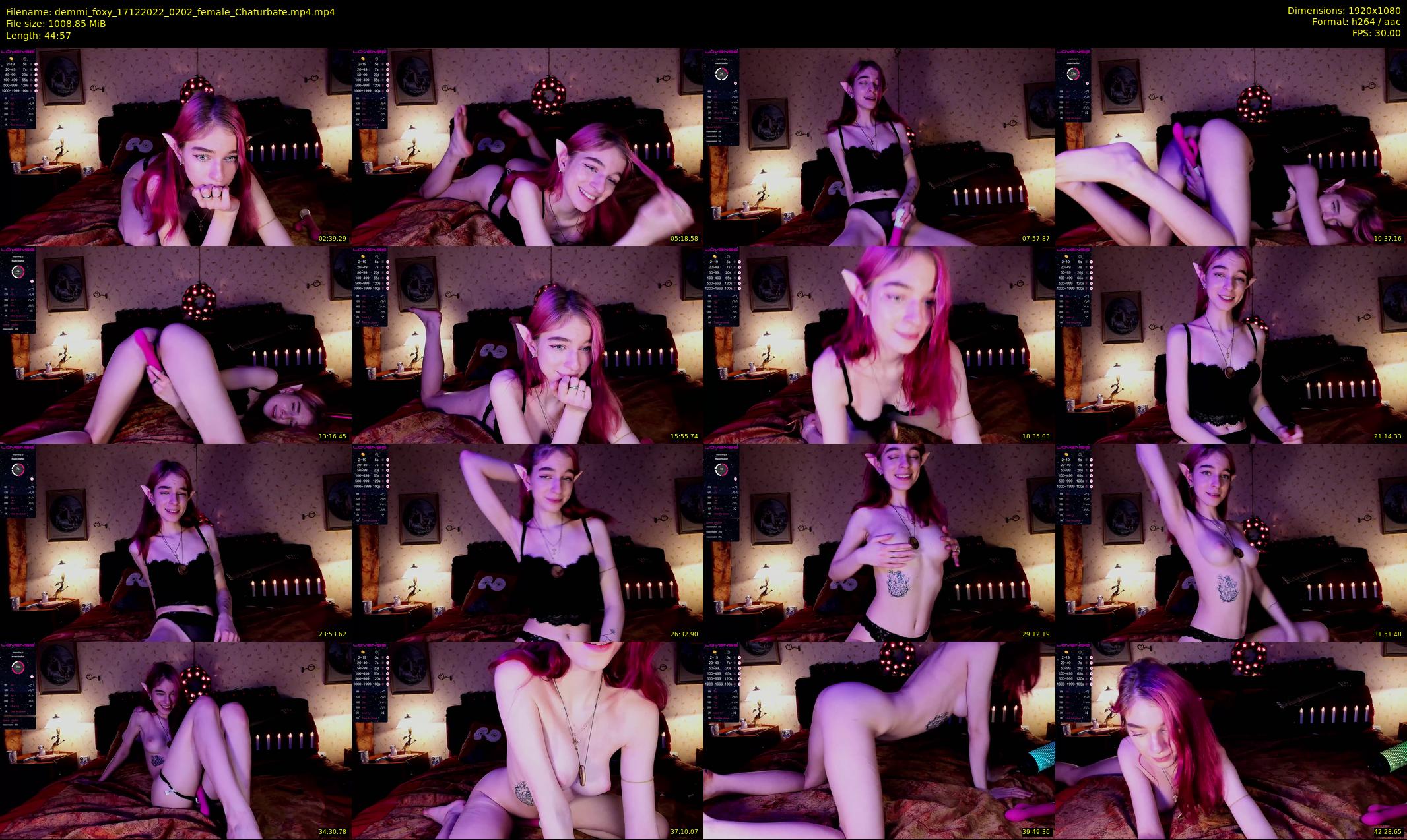 demmi_foxy — 45 minute Chaturbate couple cam show recording, 1080p, Dec 17, 2022